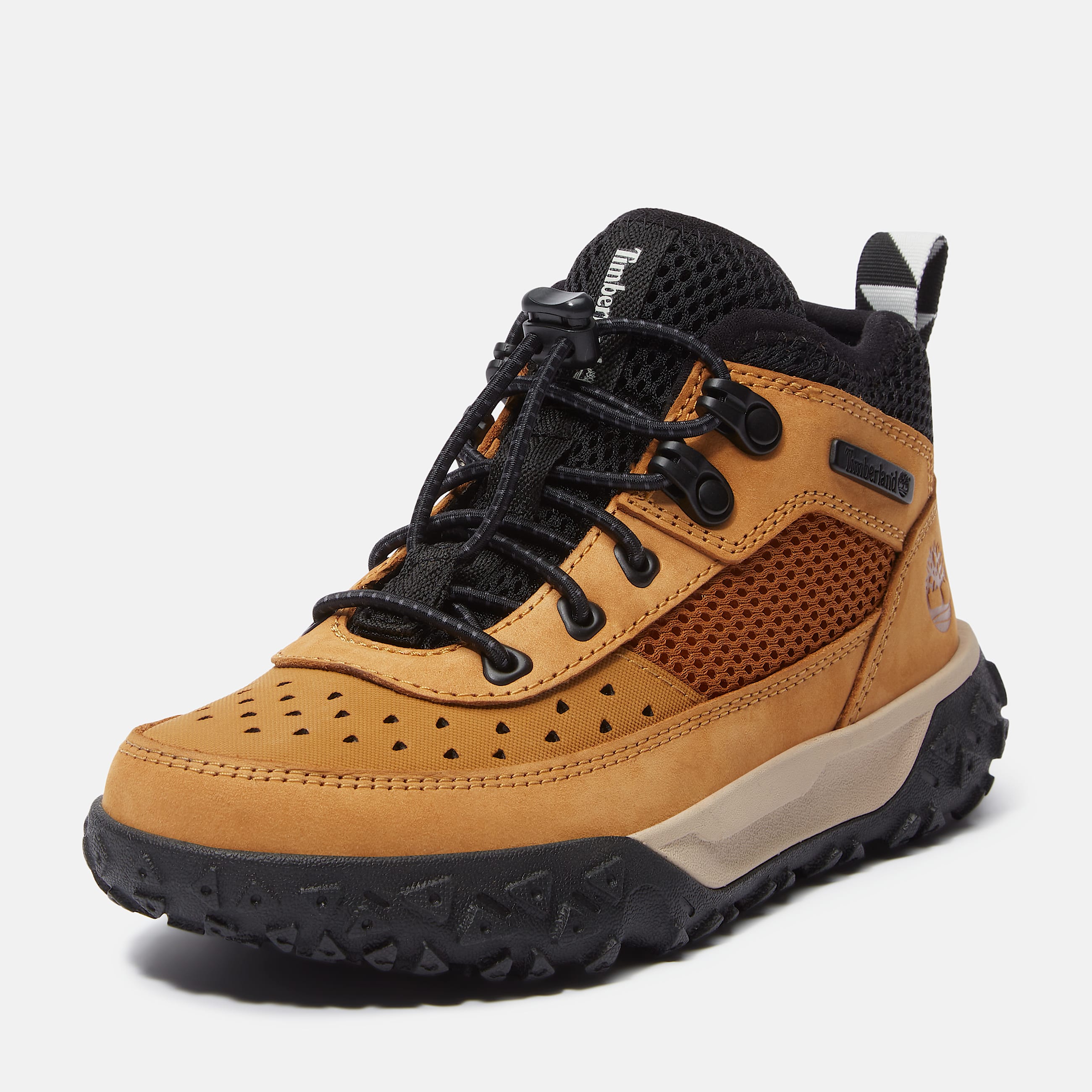 Basket mihaute lastique GreenStride Motion 6 pour enfant en jaune TBL jaune ALT9