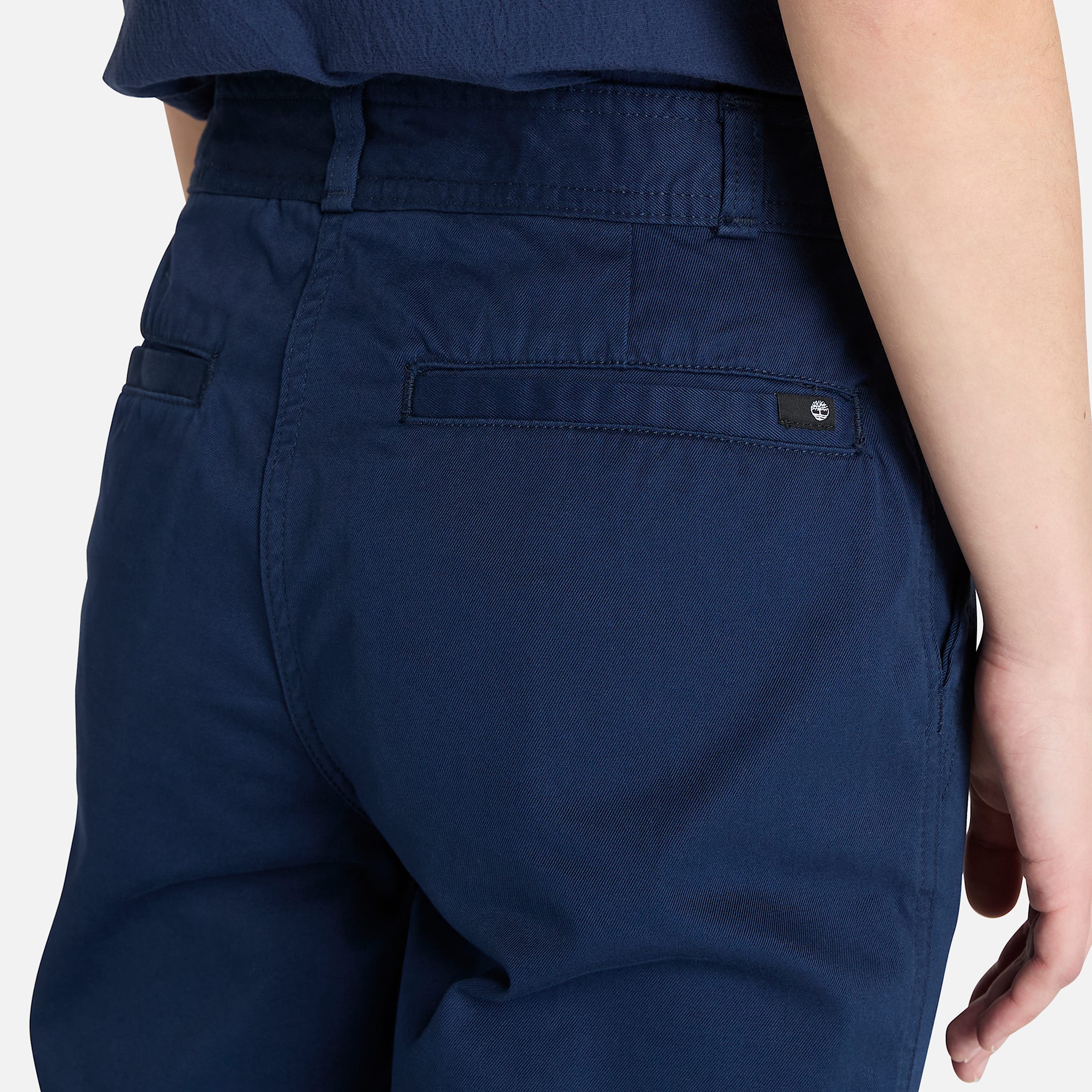 Pantalon chino Claremont Classic pour femme en bleu fonc TBL bleu ALT2