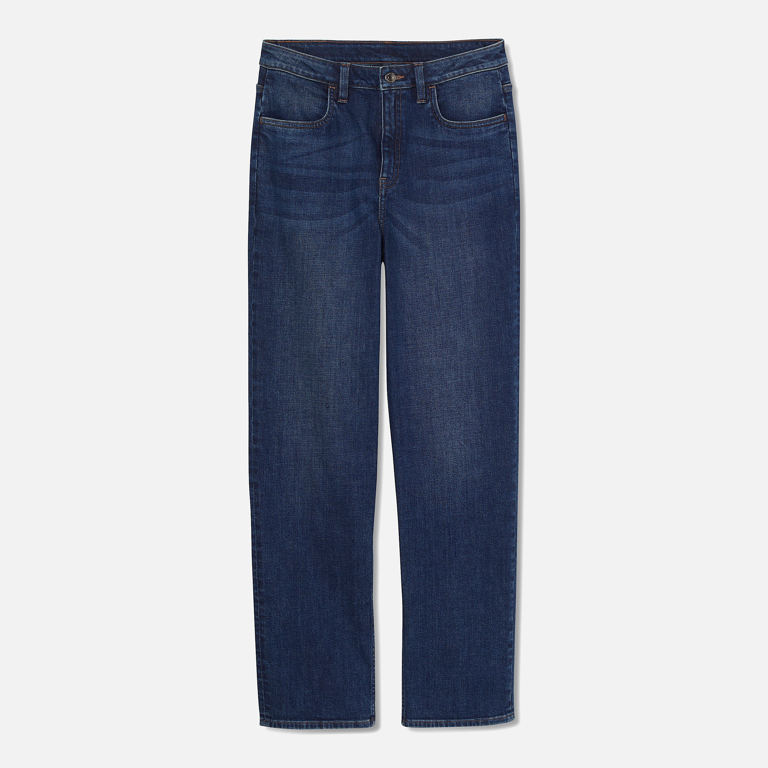 Gerade DenimHose fr Damen in Blau TBL Blau ALT10