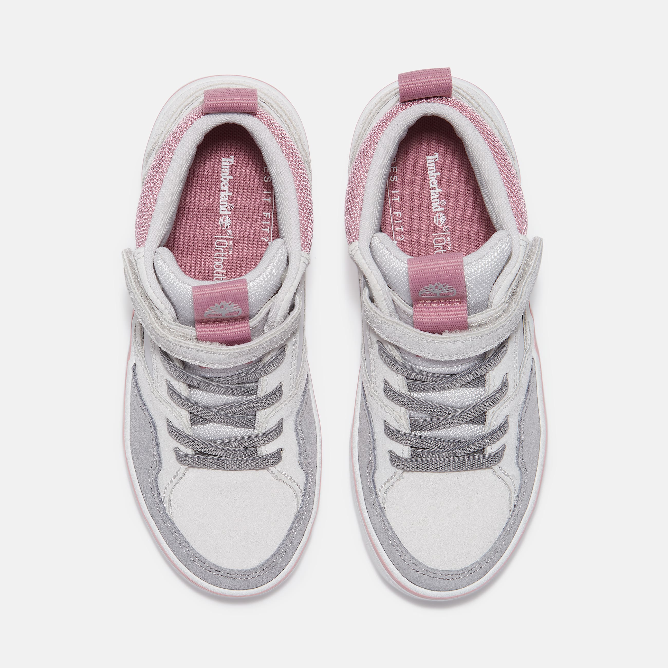 Stone Jump HookandLoop Trainer for Youth in Light Grey TBL Grey ALT2