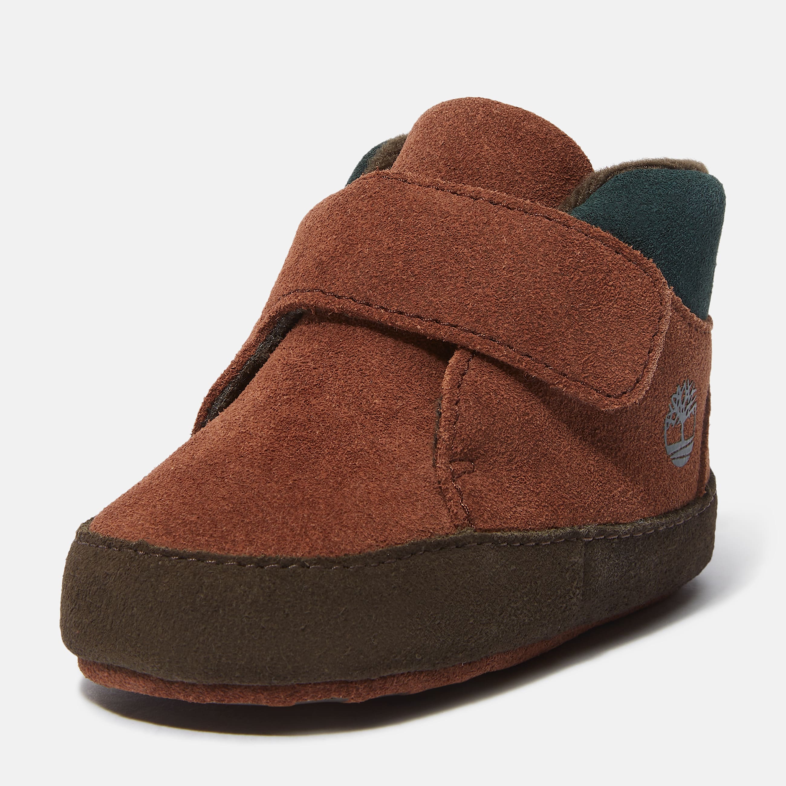 Suede Crib Bootie for Infant in Brown TBL Brown ALT9