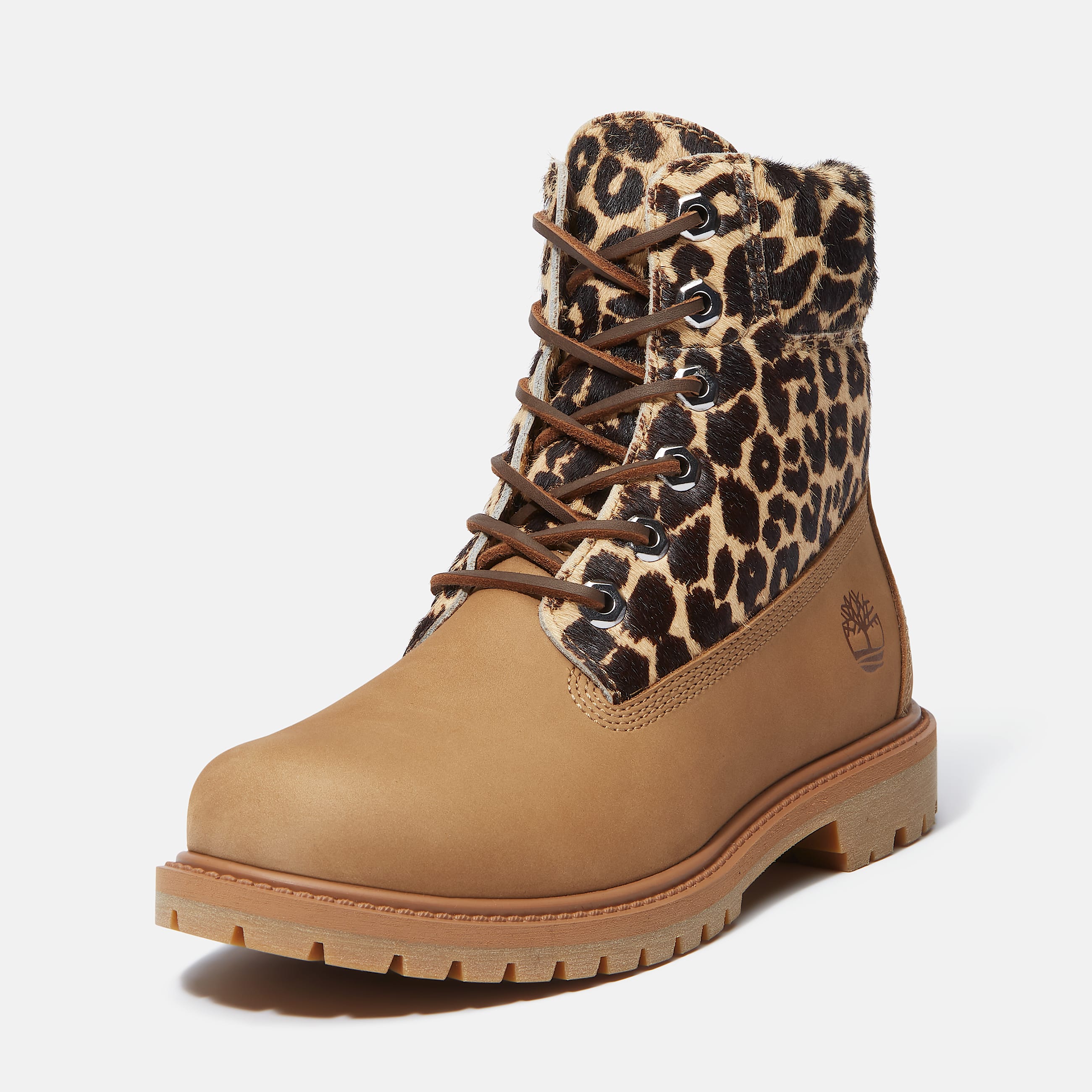 6Inch Boot Premium  impirm lopard pour femme en beige TBL beige ALT9