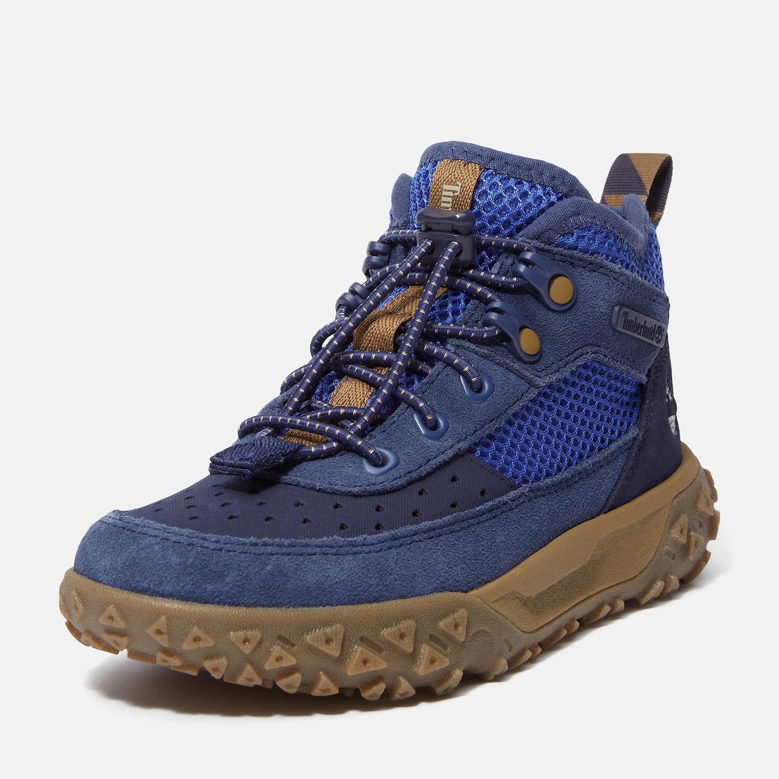 GreenStride Motion 6 Bungeeclosure Trainer for Youth in Dark Blue TBL Blue ALT9