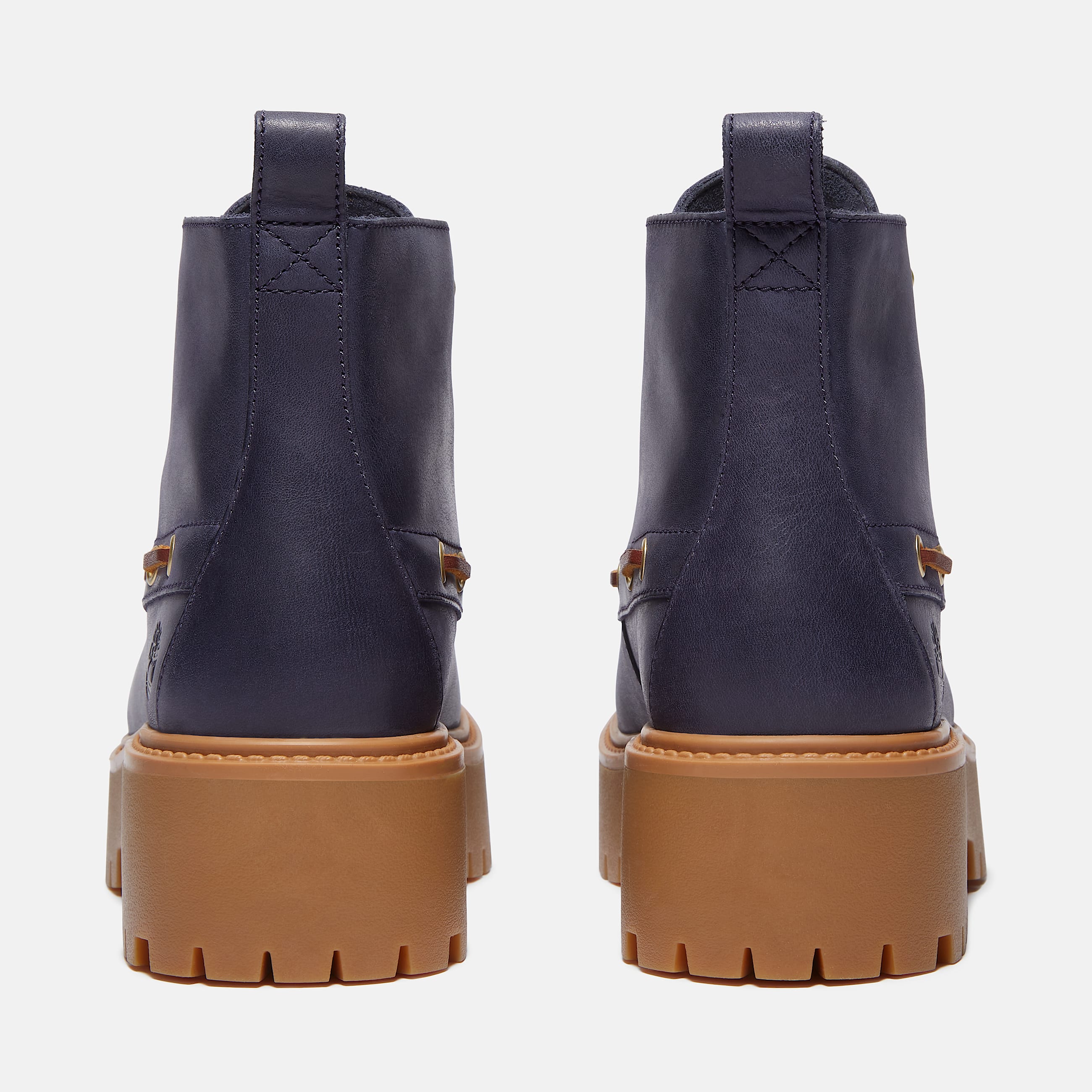 Stone Street Platform Kiltie Boot for Women in Dark Blue TBL Blue ALT5