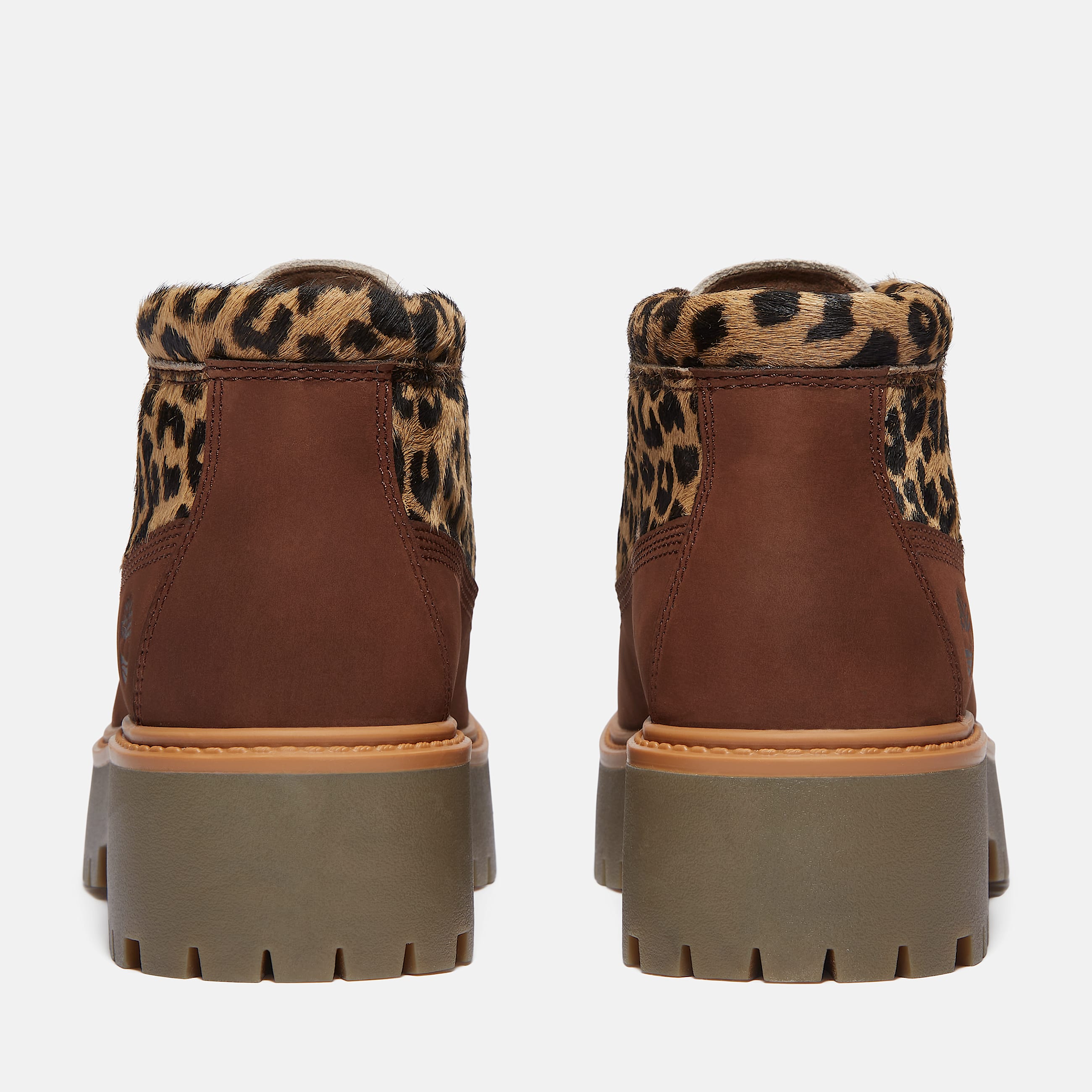 Leopard Platform Stone Street Chukka Boot for Women in Brown TBL Brown ALT5