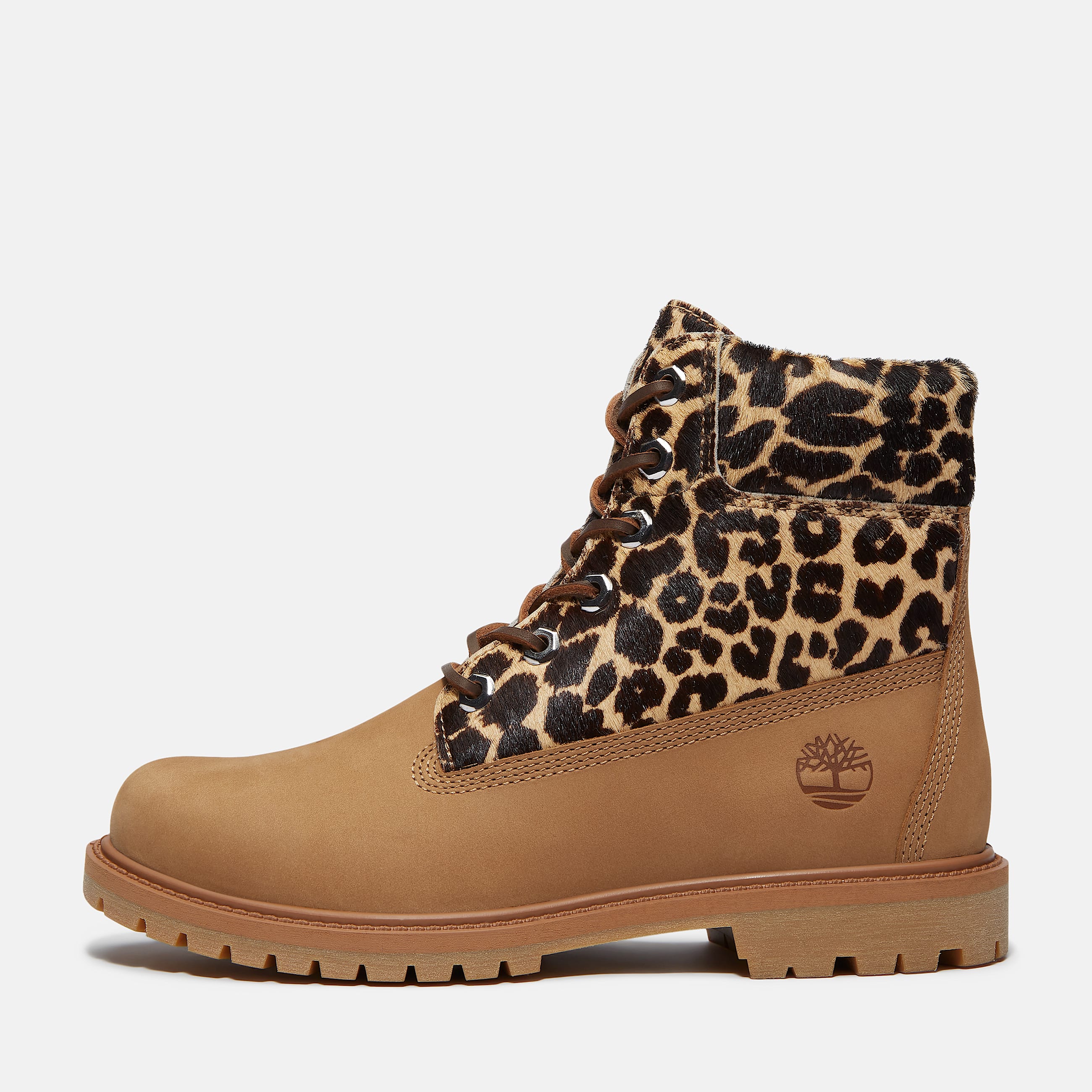 6Inch Boot Premium  impirm lopard pour femme en beige TBL beige ALT8