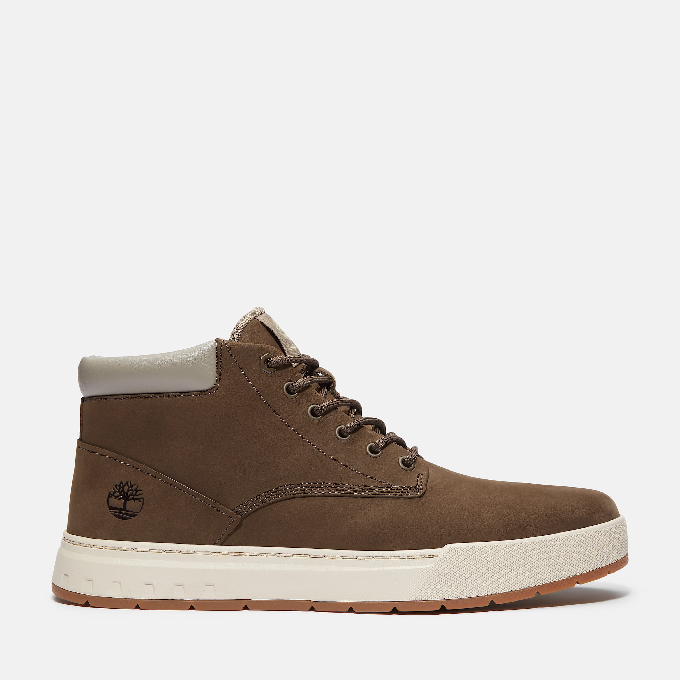 Maple Grove Halfhoge Sneaker voor heren in donkerbruin TBL bruin HERO