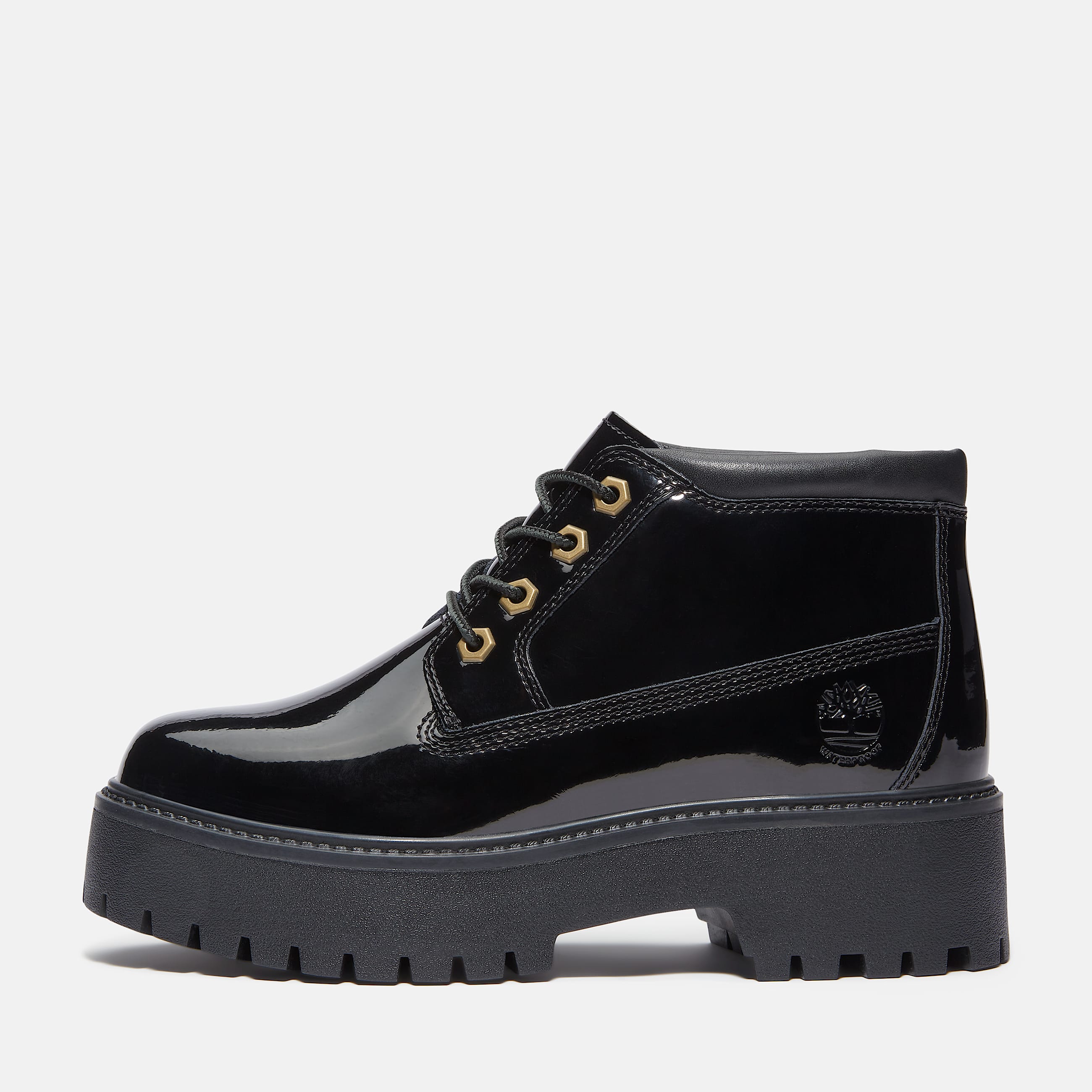 Stone Street Waterproof Platform Boot for Women in Black TBL Black ALT8