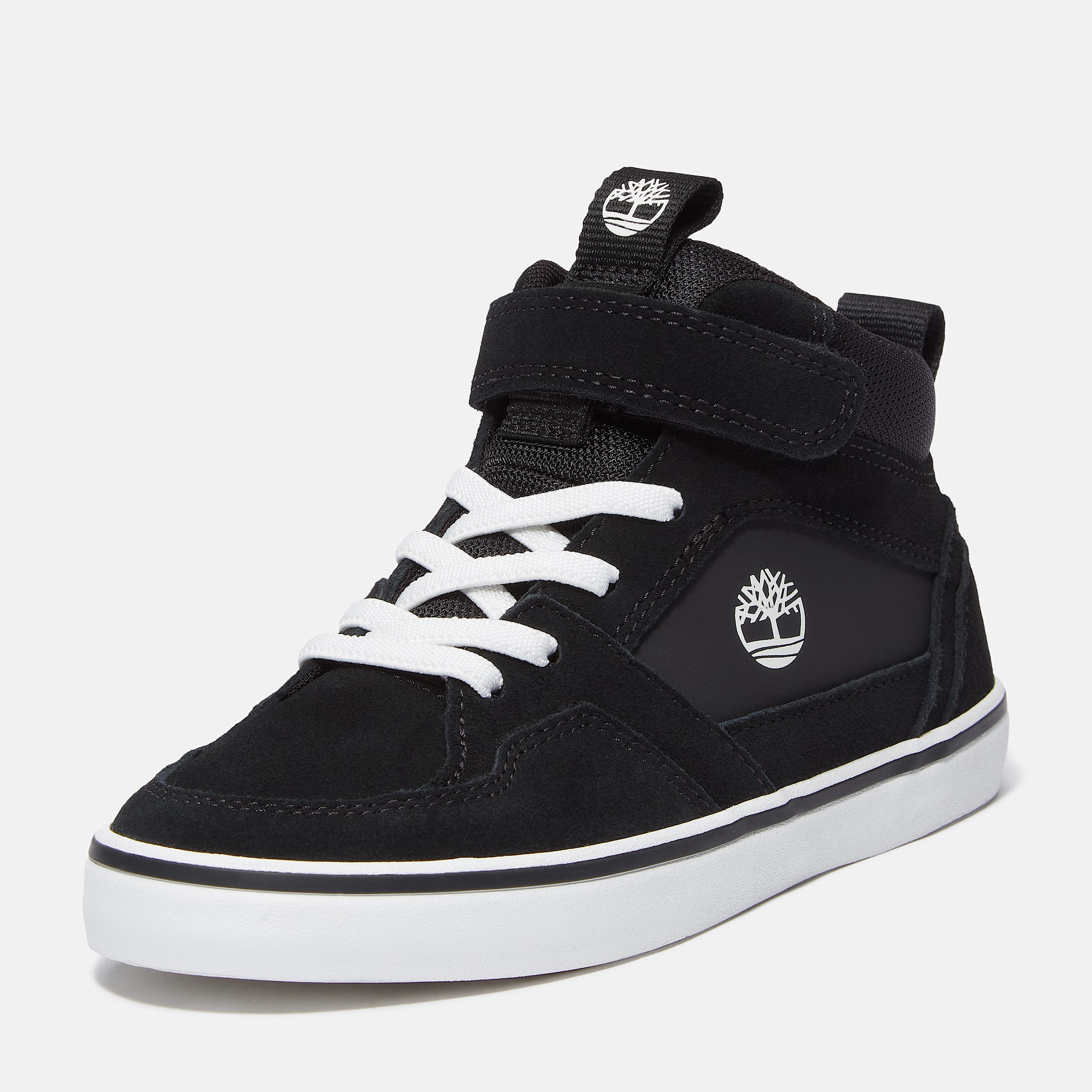 Stone Jump Mid Trainer for Youth in Black TBL Black ALT9