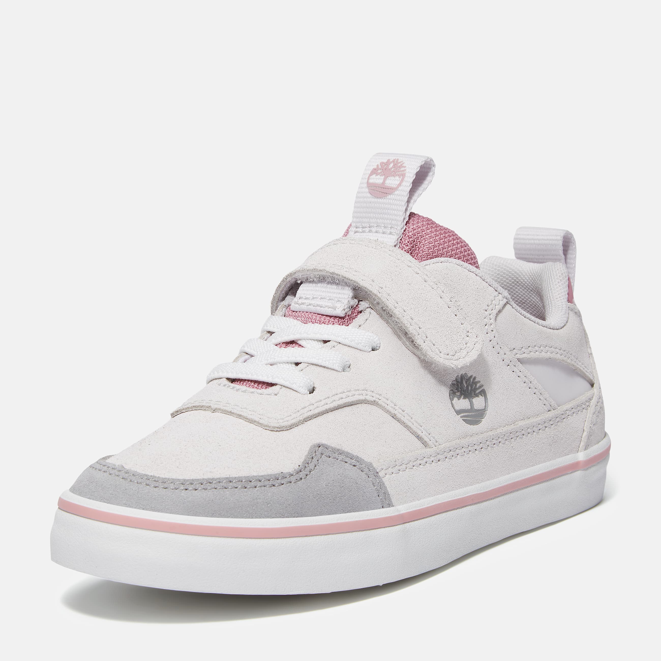 Stone Jump HookandLoop Trainer for Youth in Light Grey TBL Grey ALT9