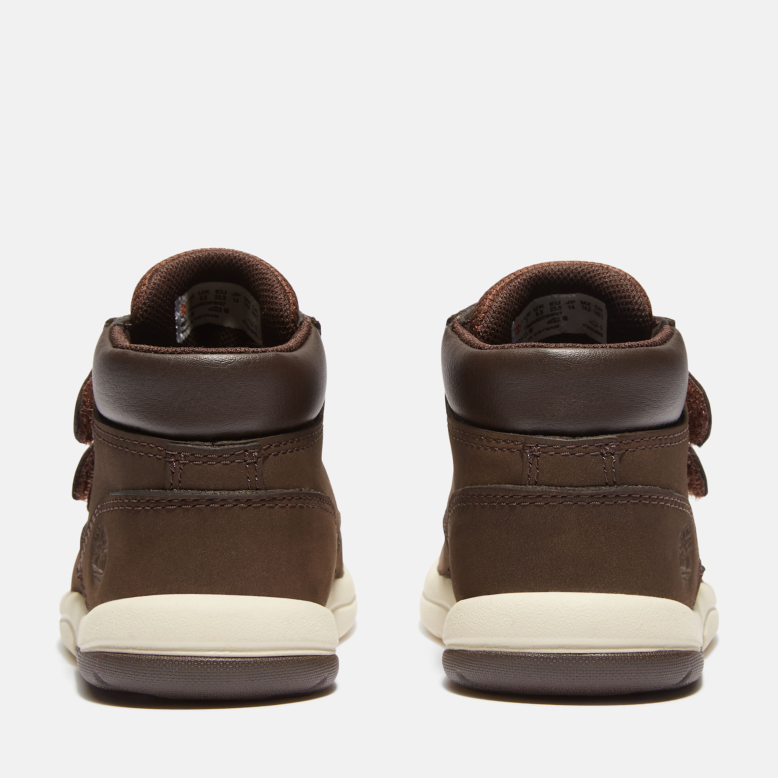 Toddle Tracks Hook  Loop Boot for Toddler in Dark Brown TBL Brown ALT5