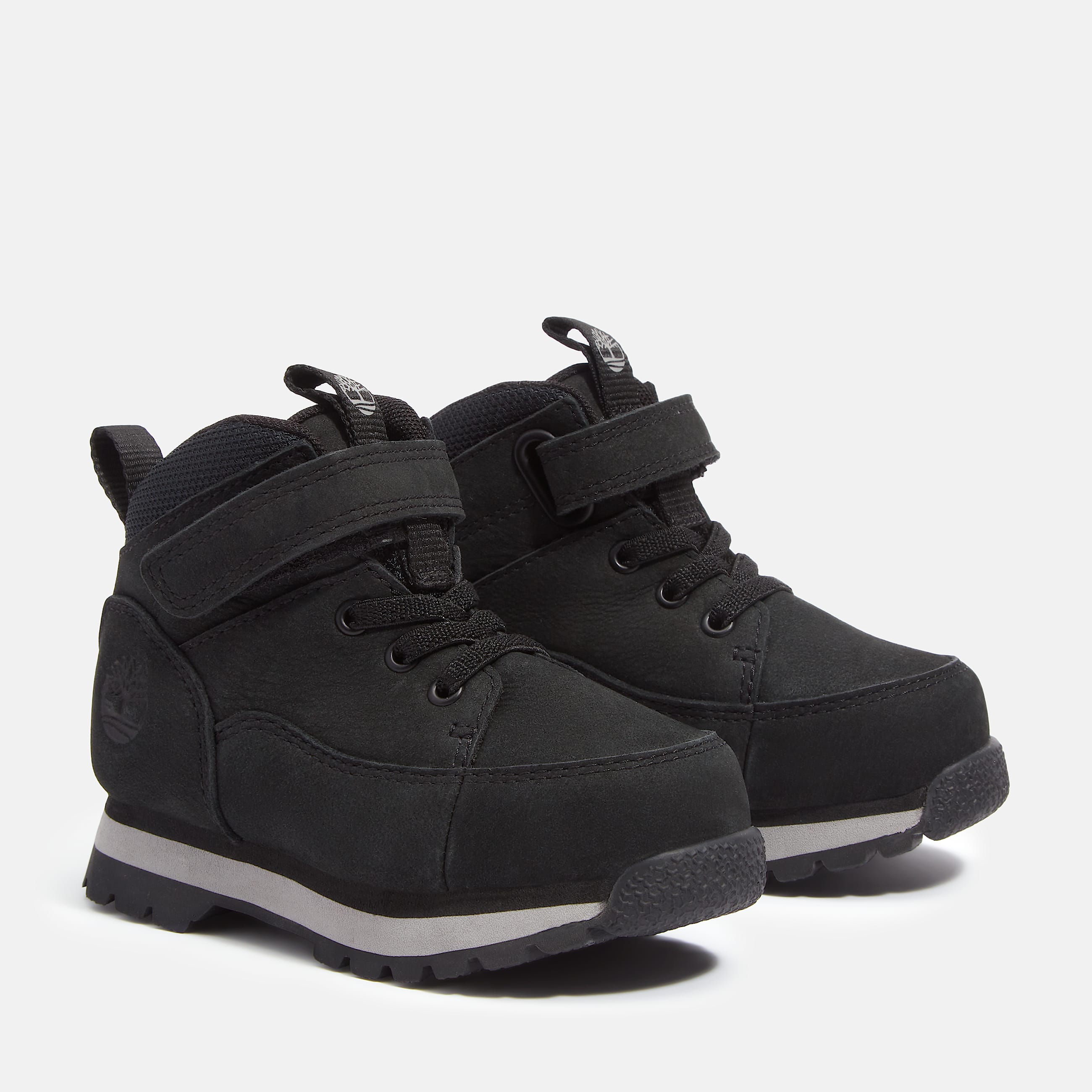 Euro Rock Mid Hook-And-Loop Boot for Toddler in Black