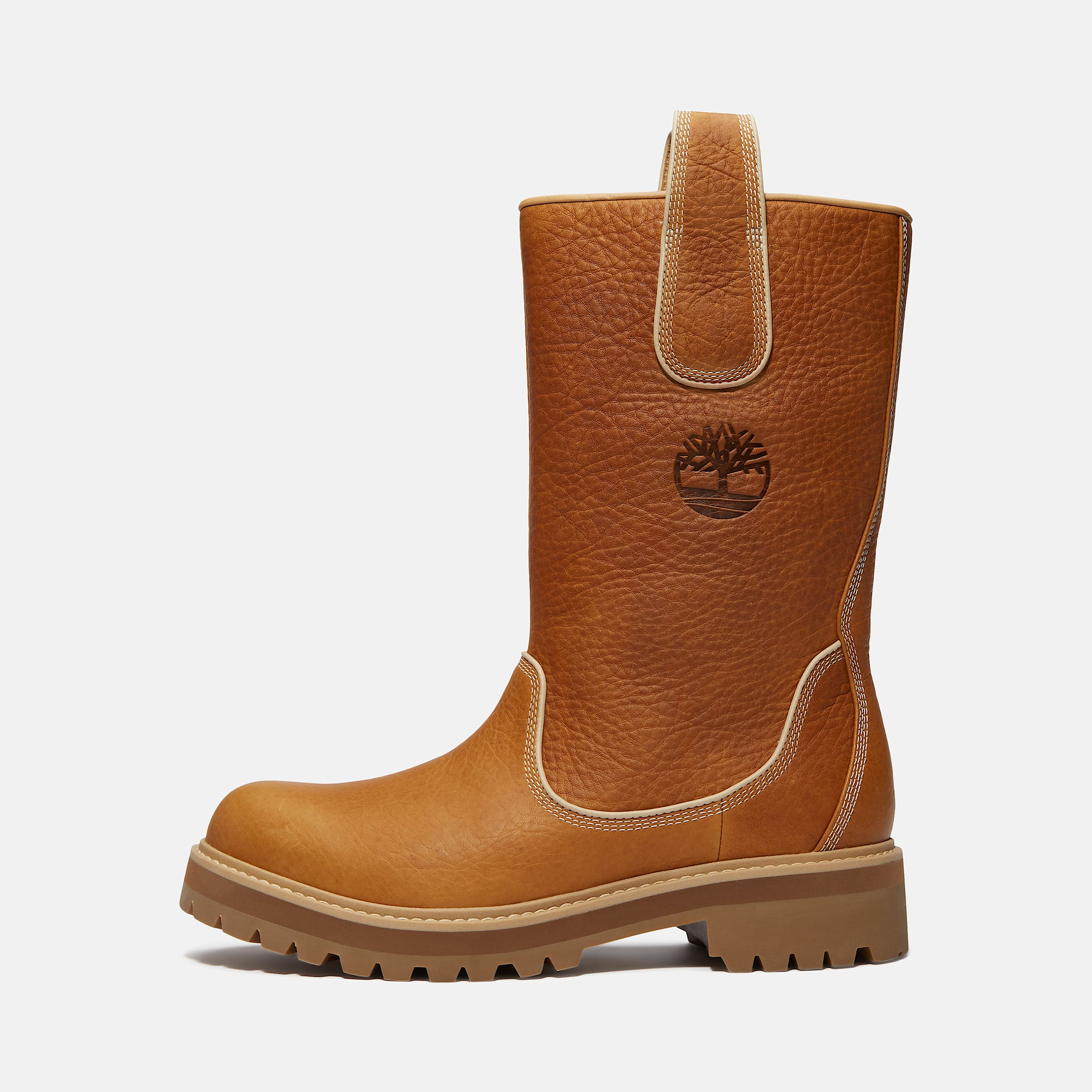 Bottine haute impermable  enfiler Vibram pour homme en jaune TBL jaune ALT8