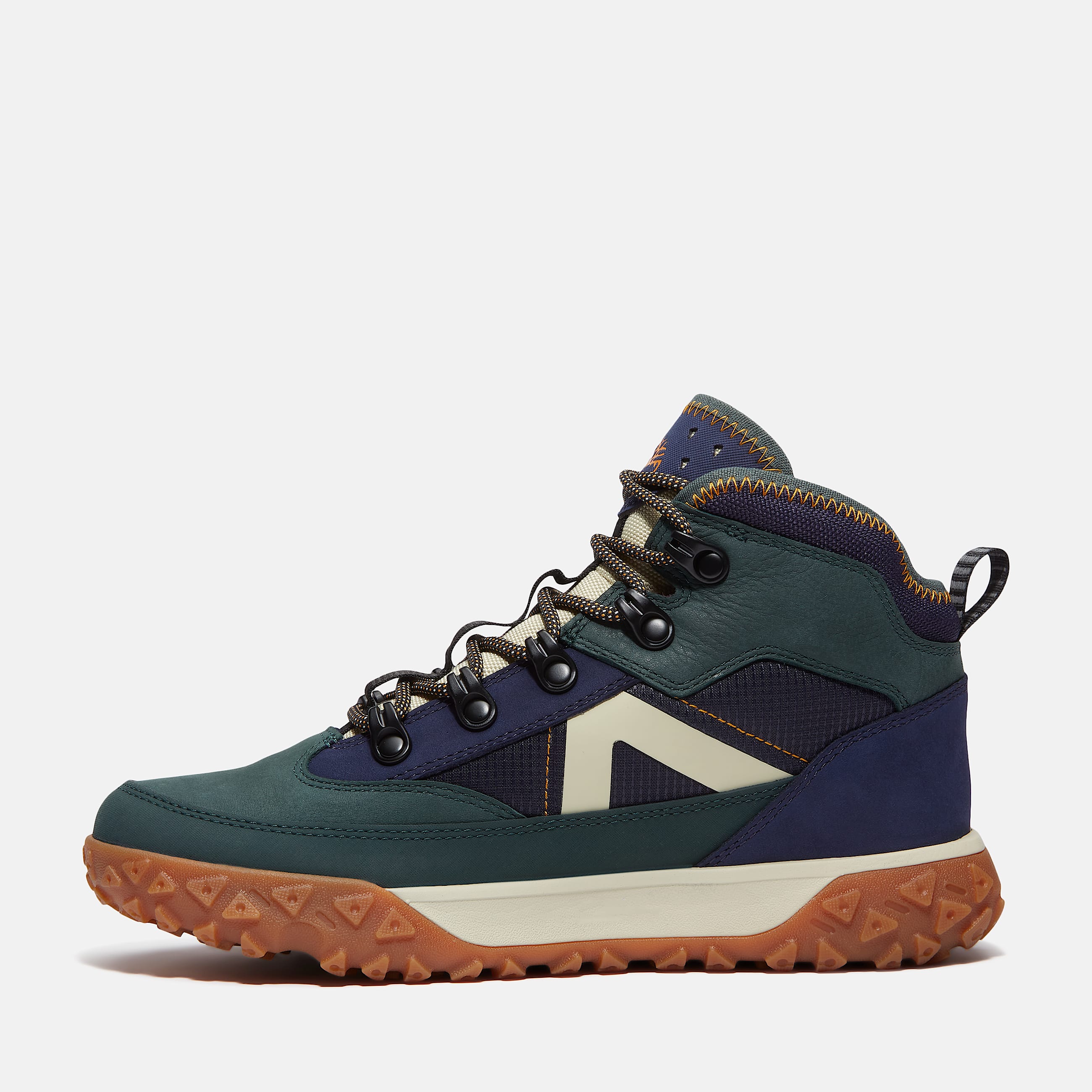 GreenStride Motion 6 Mid Waterproof Trainer for Junior in Dark Green TBL Green ALT6