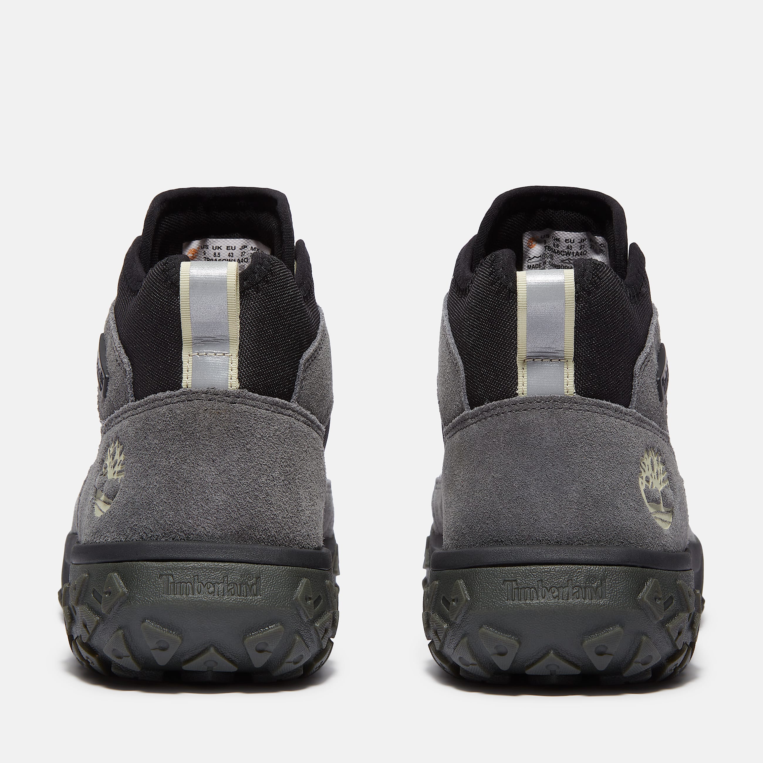 Greenstride Motion 6 Mid Trainer for Men in GreyBlack TBL Grey ALT5