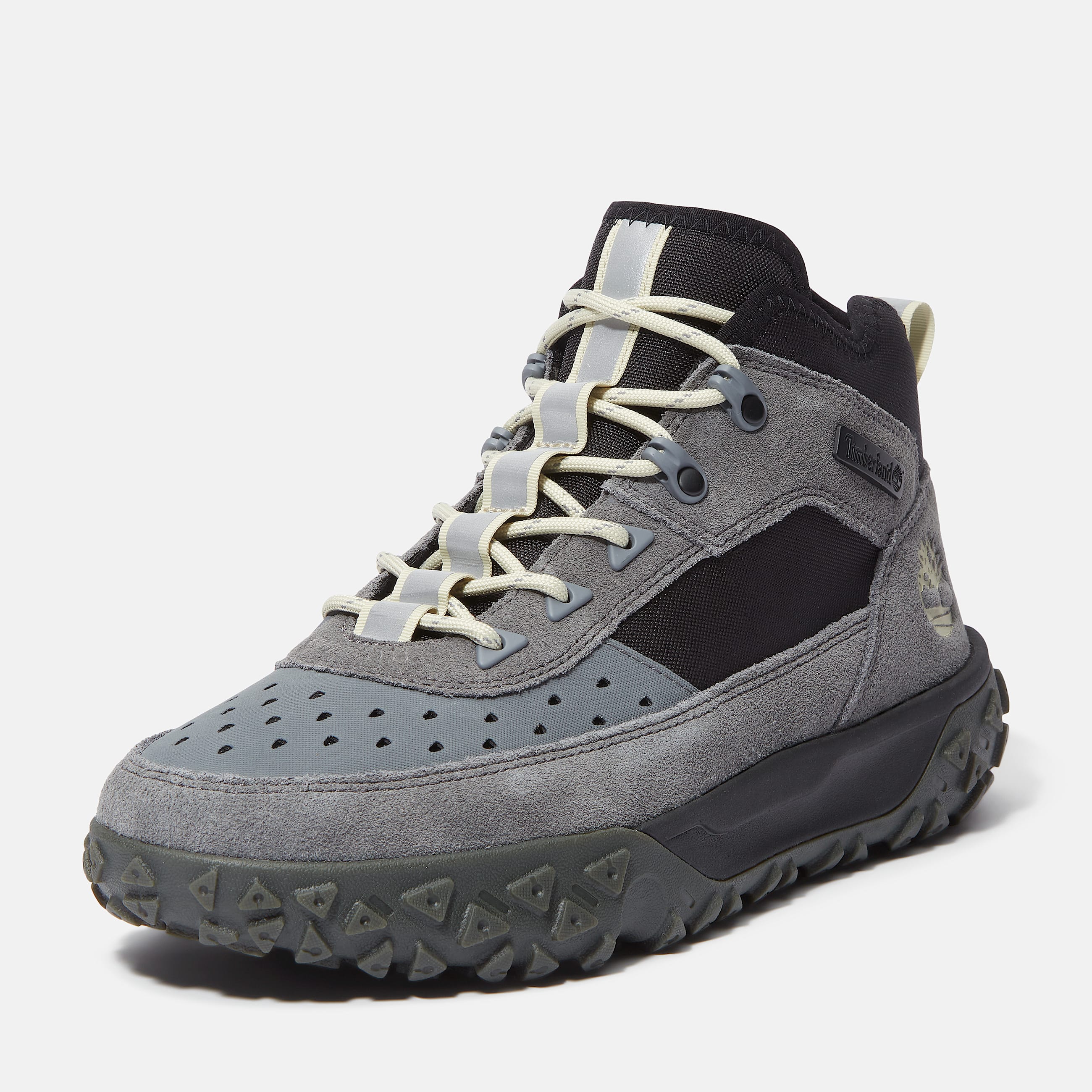 Greenstride Motion 6 Mid Trainer for Men in GreyBlack TBL Grey ALT9