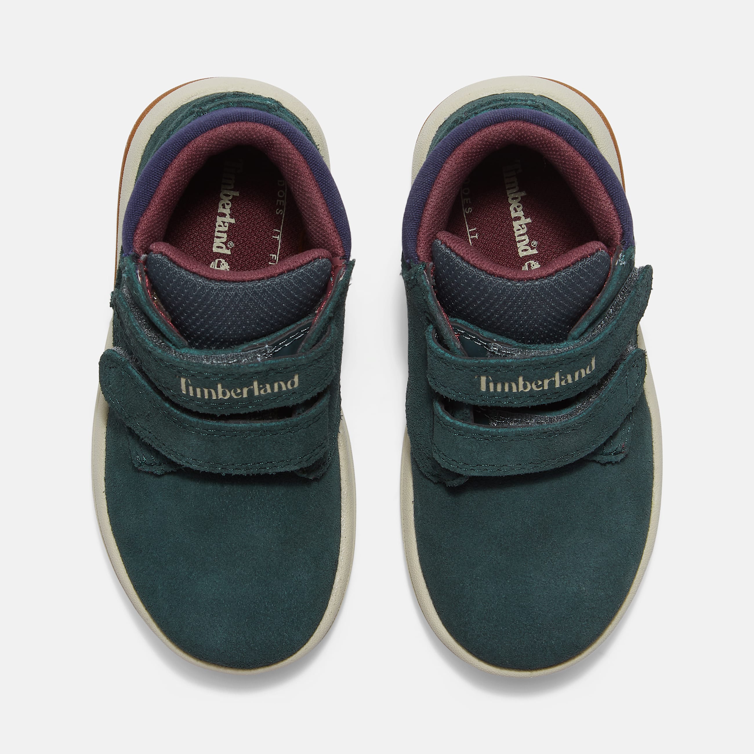 Toddle Tracks Hook  Loop Boot for Toddler in Dark Green TBL Green ALT2