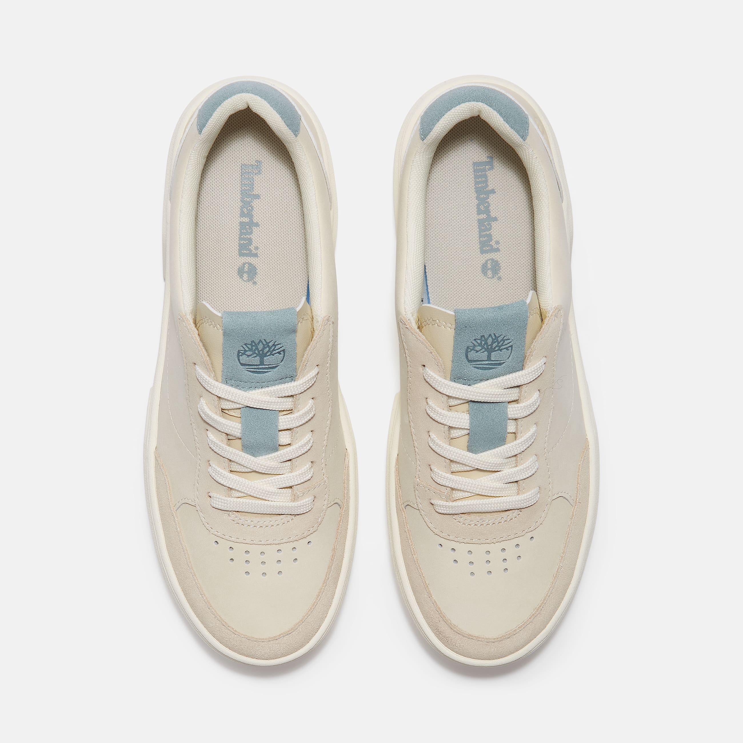 Laurel Court Sneaker zum Schnren fr Damen in BeigeHellblau TBL Beige ALT2