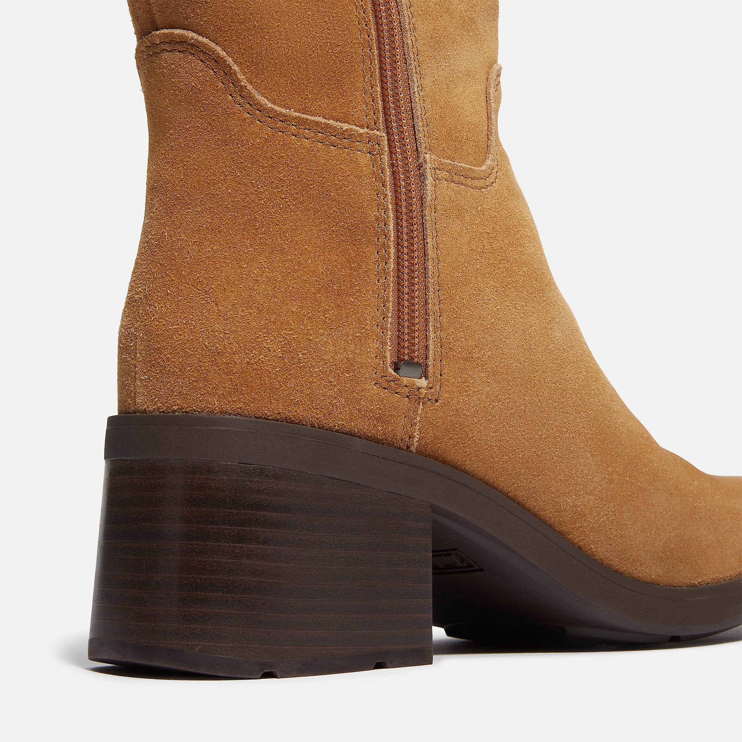 Bottine haute zippe Bellevaux pour femme en marron TBL marron ALT7