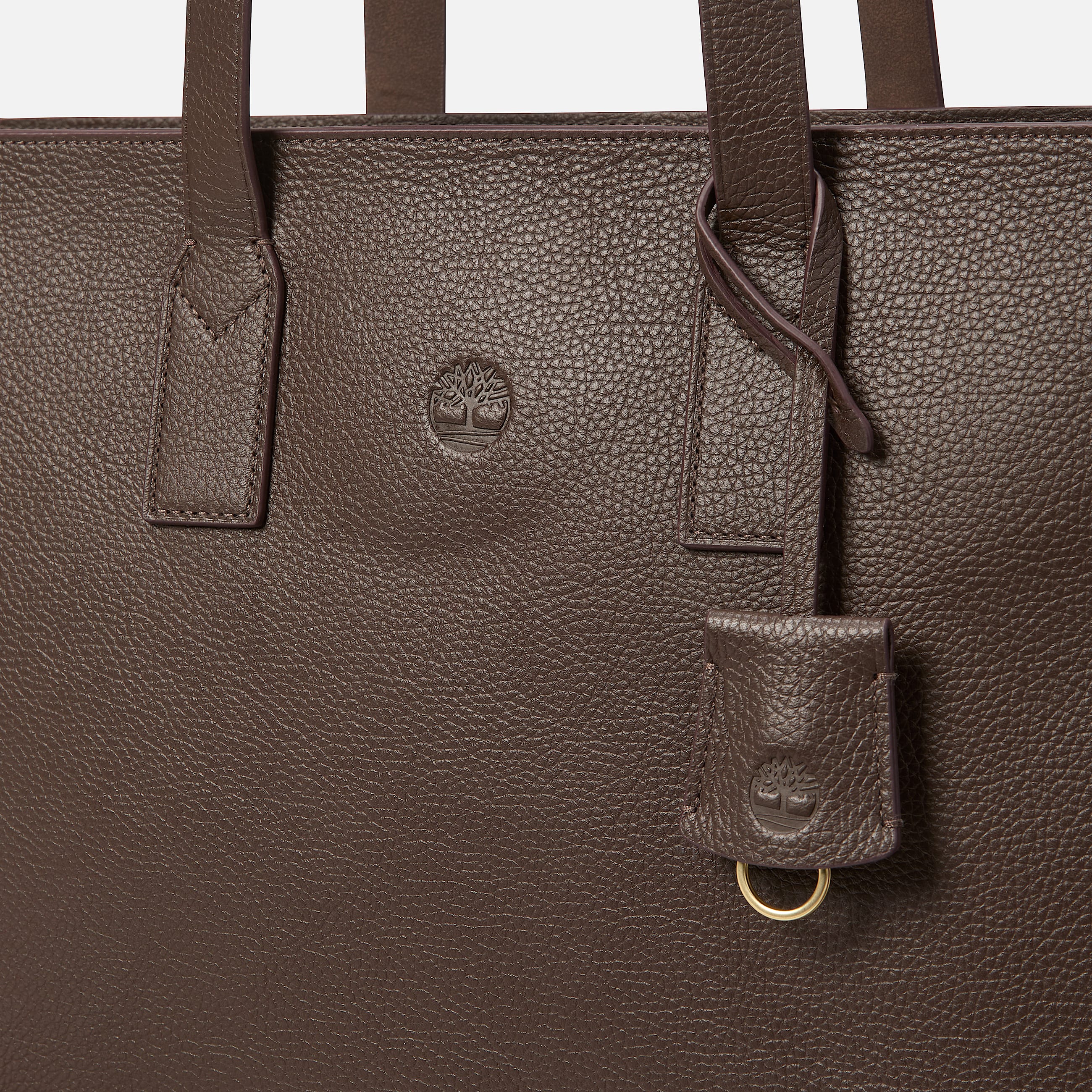 Cabas en cuir Tuckerman en marron fonc TBL marron ALT3