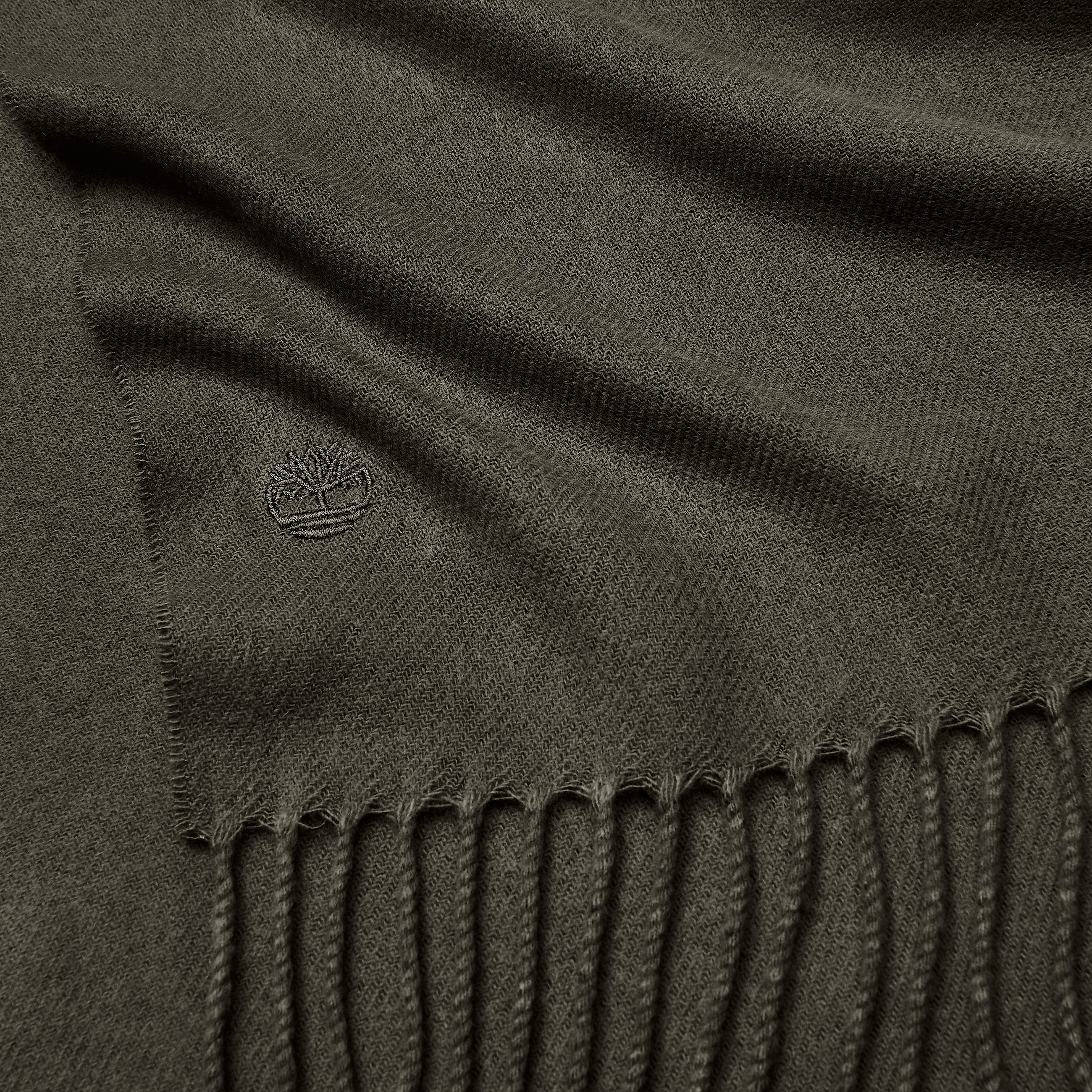 Solid Woven Scarf in Green TBL Green ALT1