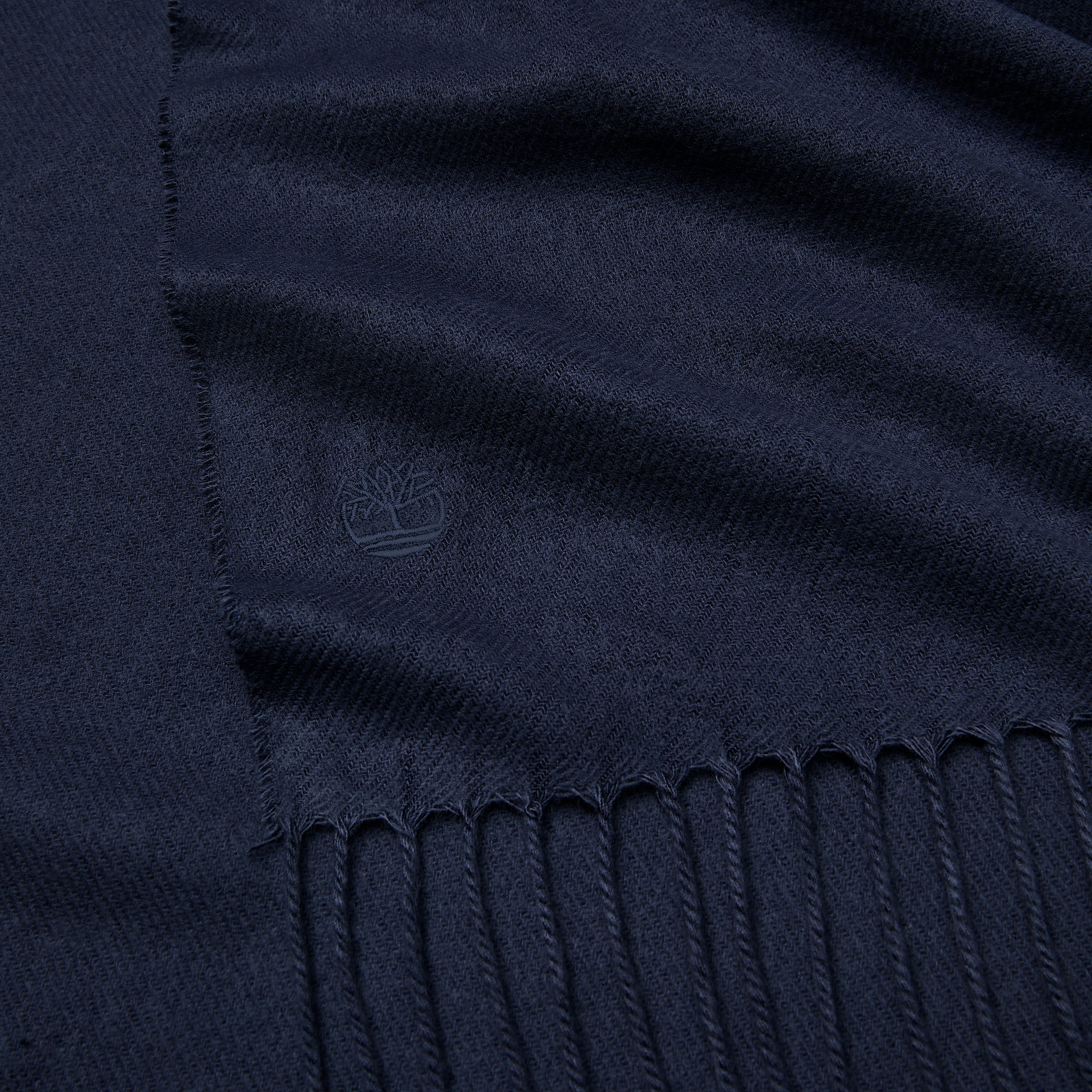 Solid Woven Scarf in Dark Blue TBL Blue ALT1