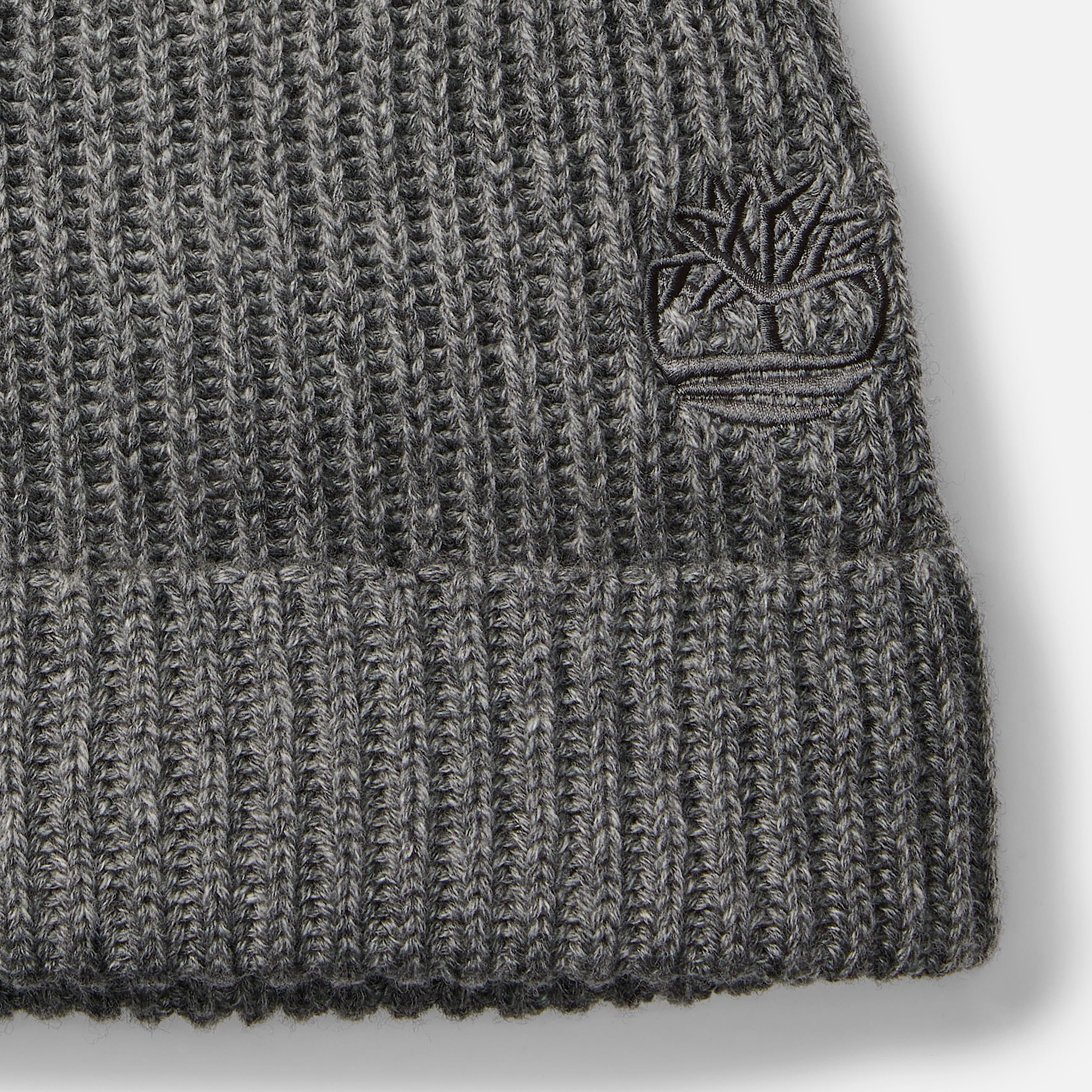 Wool Blend Beanie in Dark Grey TBL Grey ALT2