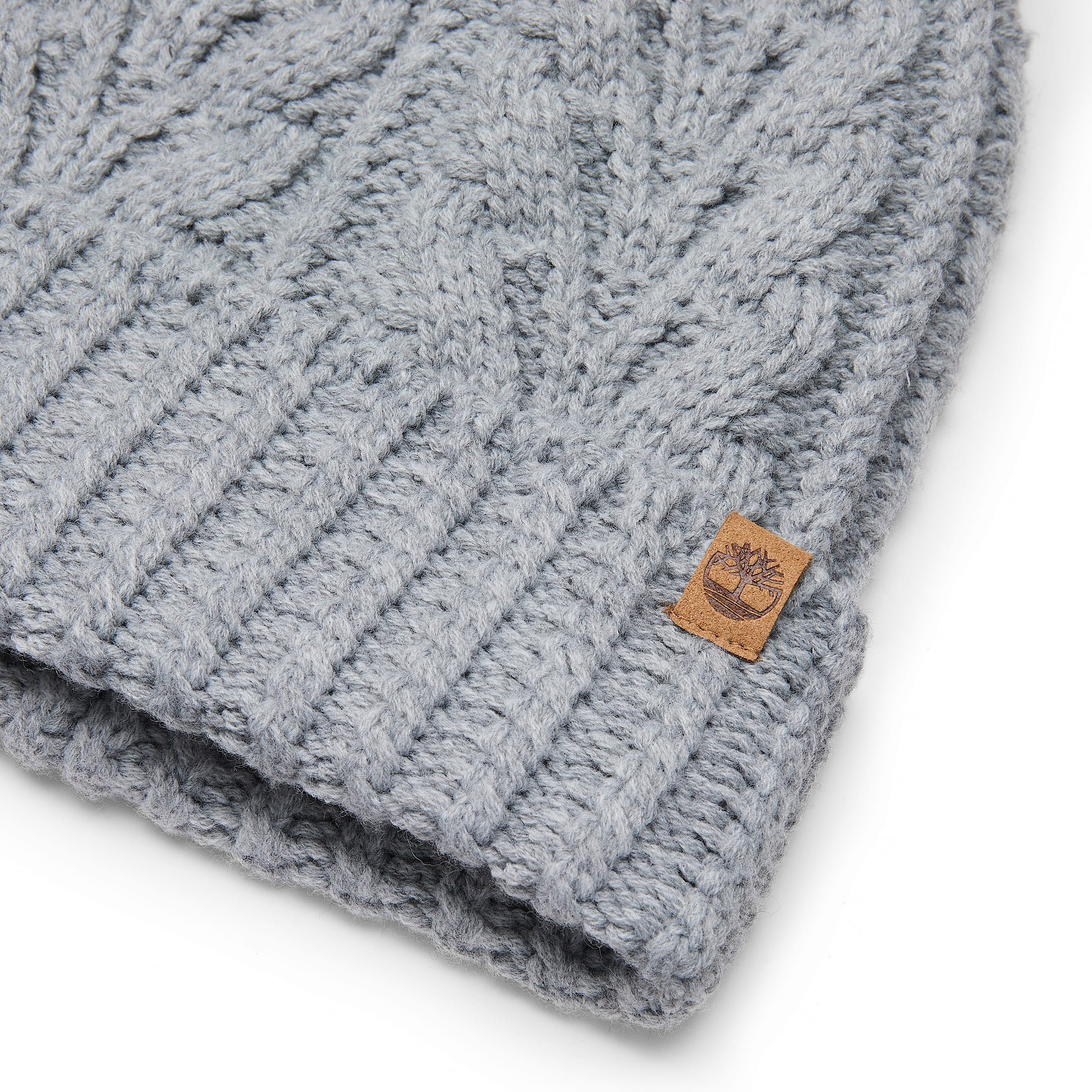 Bonnet torsad  pompon en gris fonc TBL gris ALT1