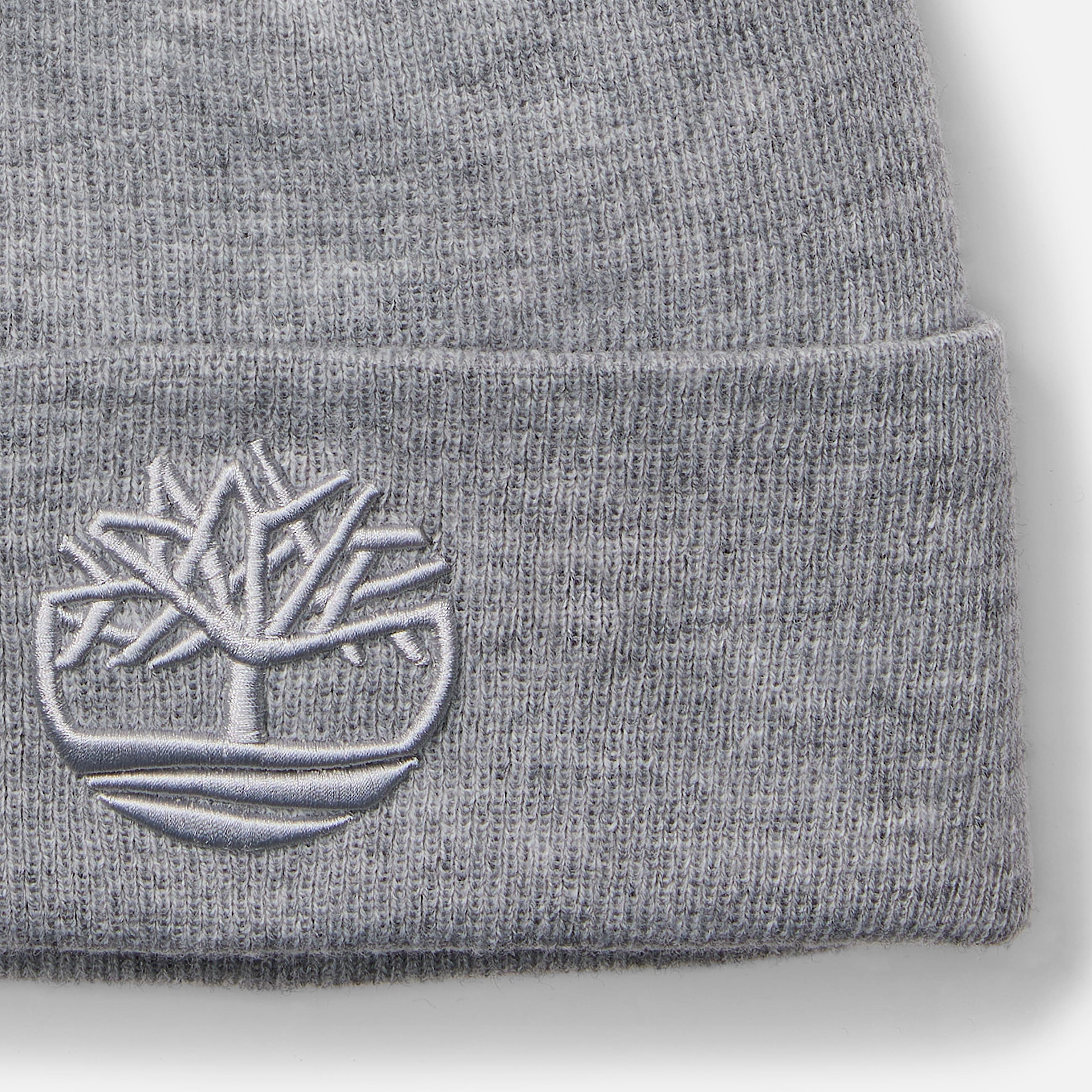 3D Embroidered Beanie in Dark Grey TBL Grey ALT2