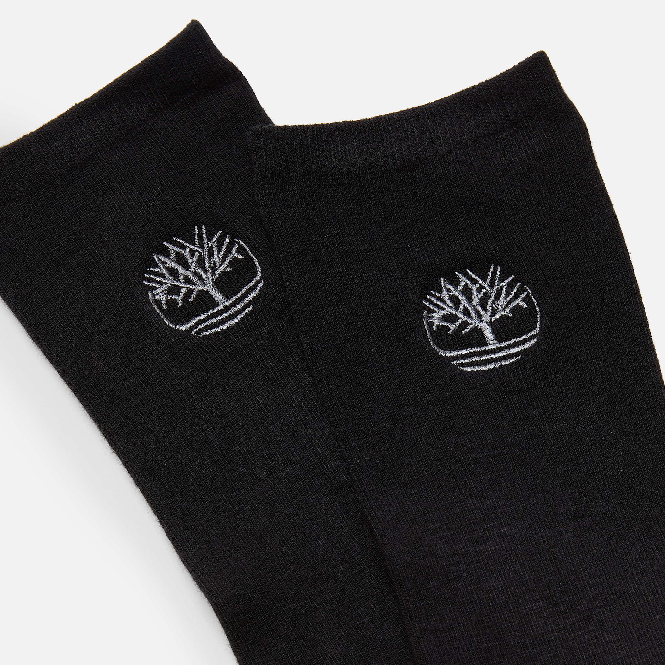 Lot de 2 paires de chaussettes thermiques lgres Timberland pour femme en noir TBL noir ALT1