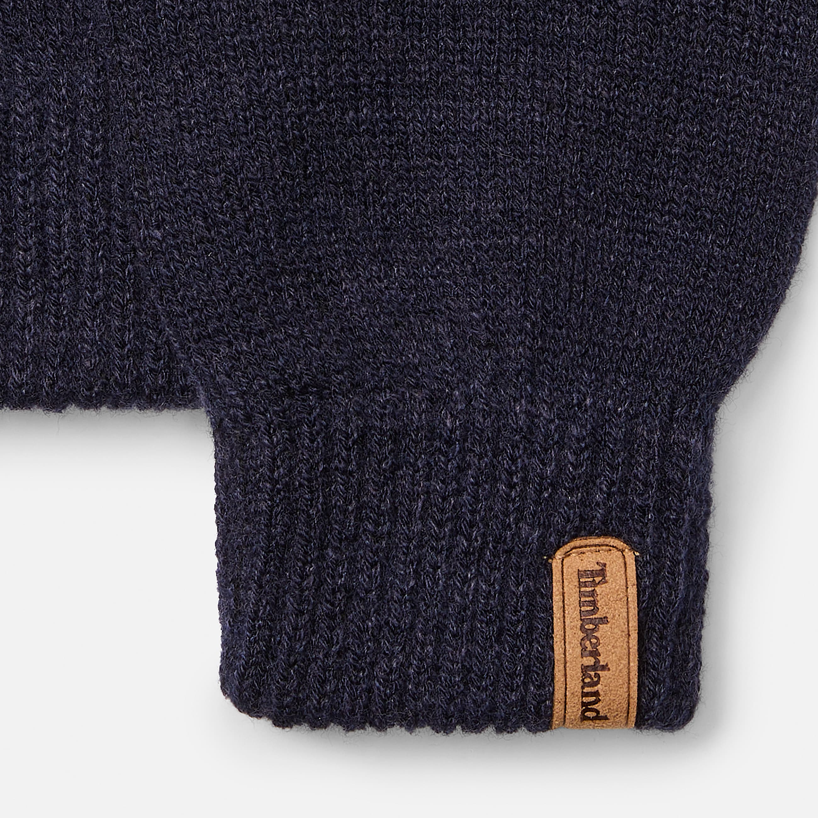 Rib Knit Glove in Dark Blue TBL Blue ALT2