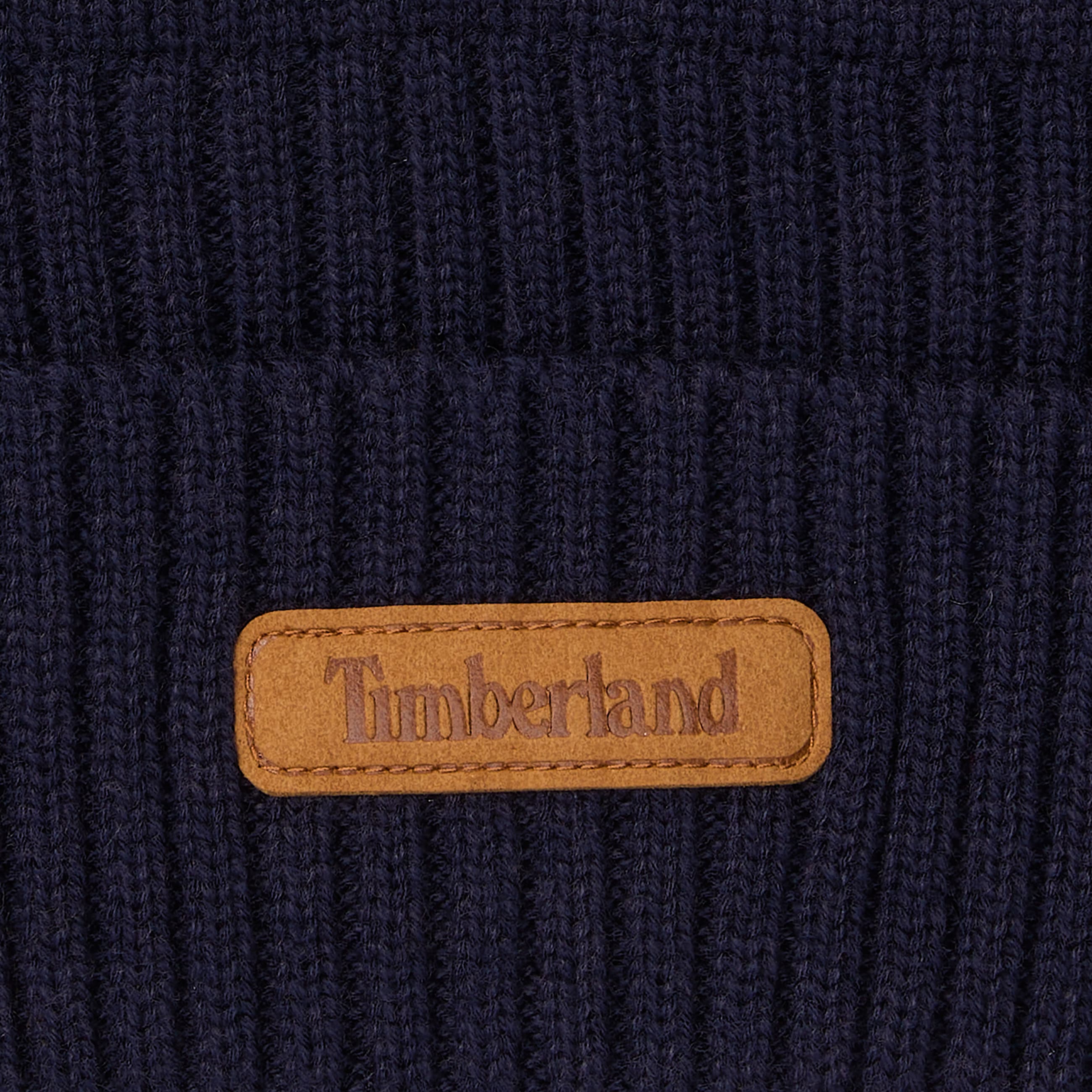 Gulf Beach Ribbed Beanie in Dark Blue TBL Blue ALT2