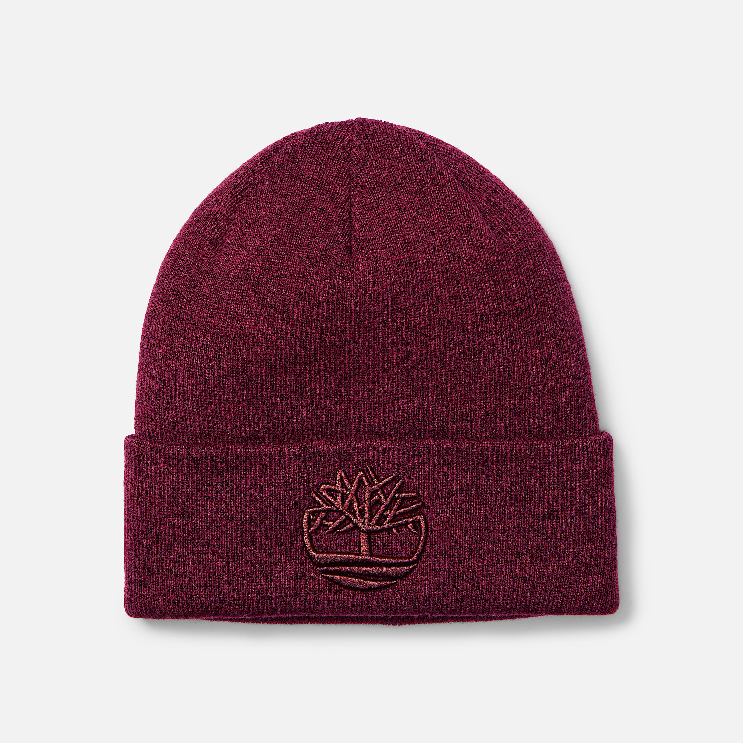 3D Embroidered Beanie in Burgundy TBL Burgundy HERO
