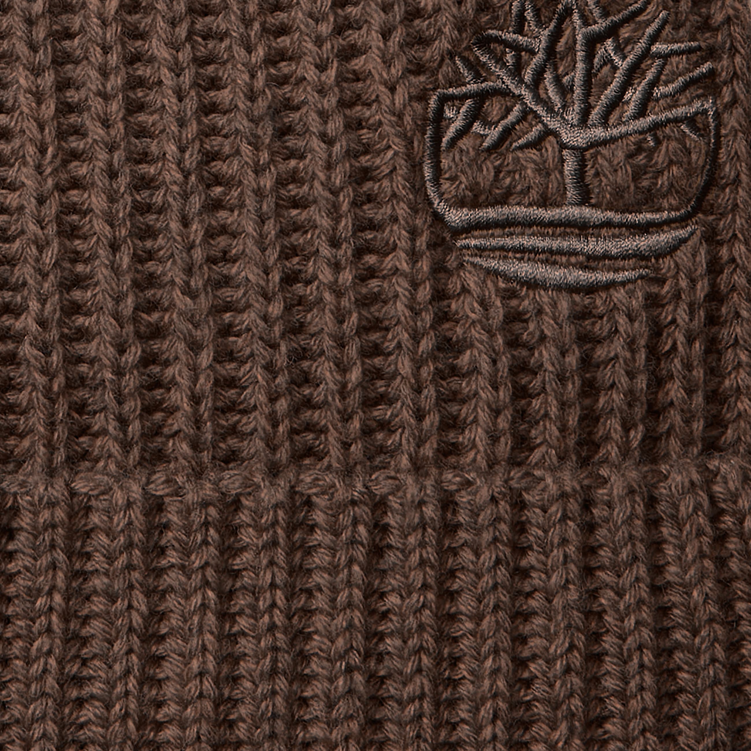 Wool Blend Beanie in Brown TBL Brown ALT2