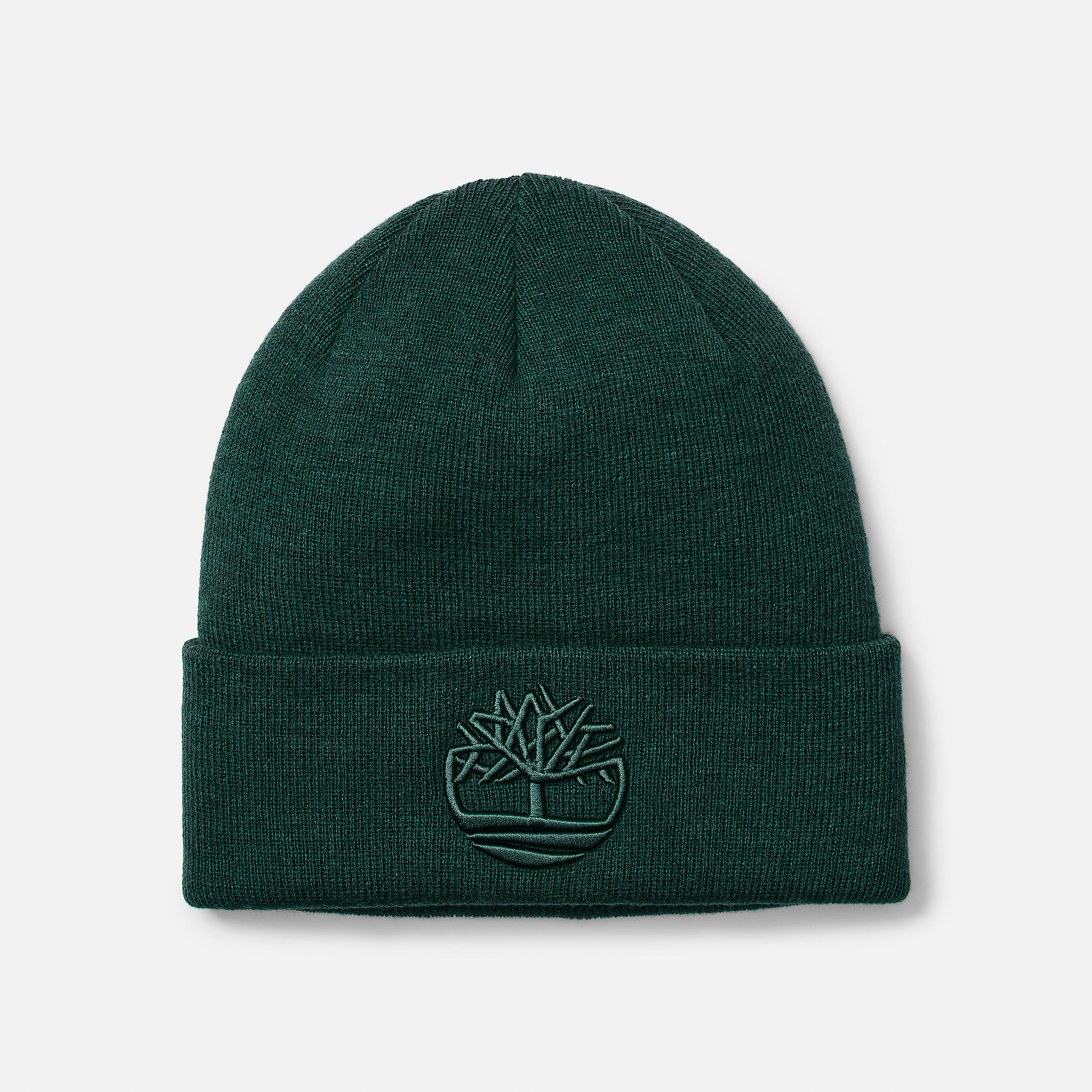 3D Embroidered Beanie in Dark Green TBL Green HERO