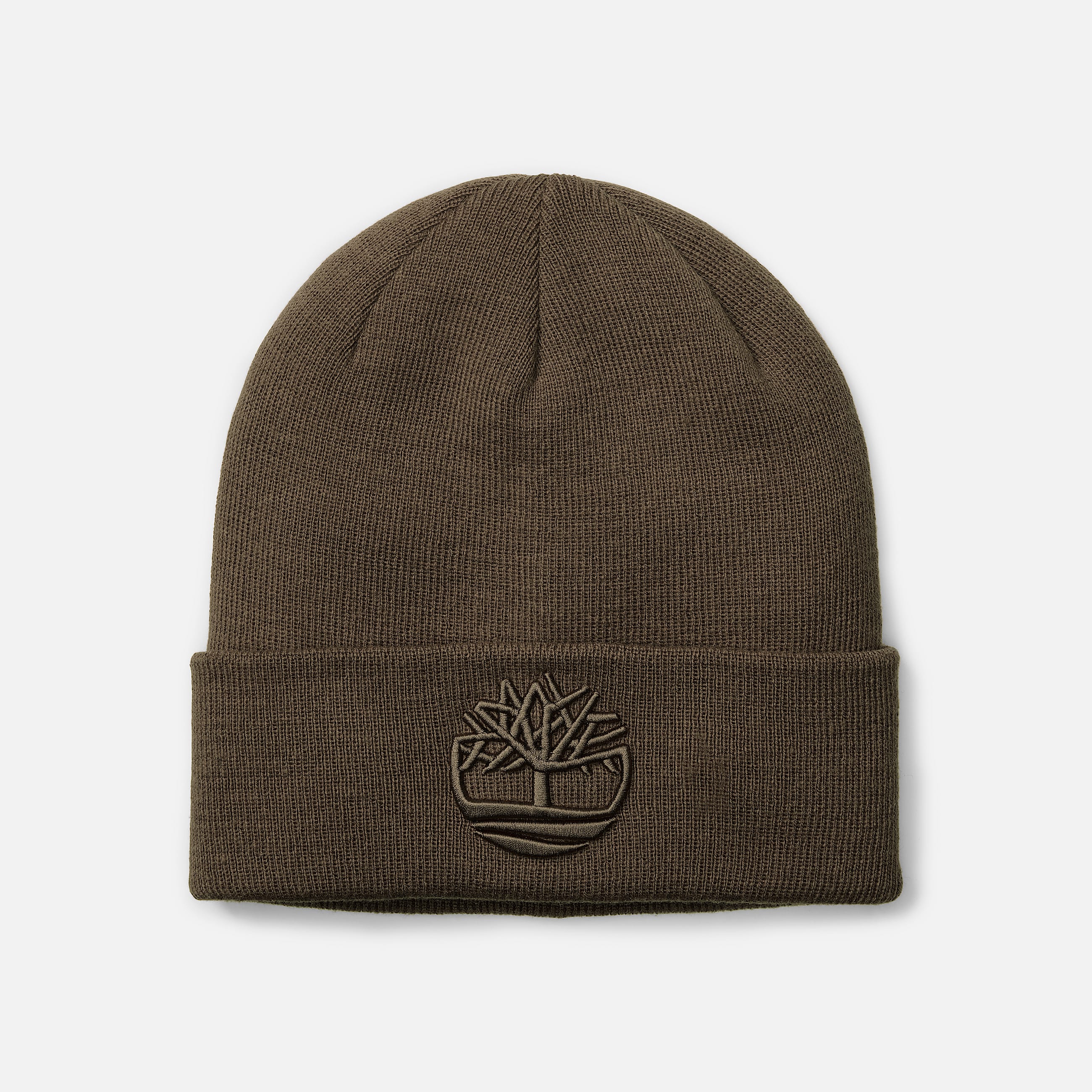 3D Embroidered Beanie in Brown TBL Brown HERO