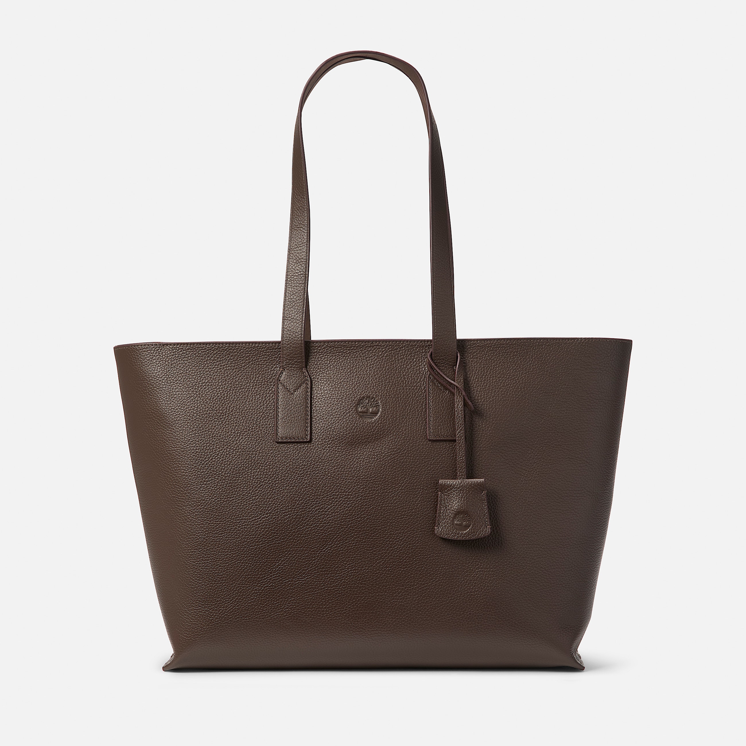 Tuckerman Leather Tote Bag in Dark Brown TBL Brown HERO
