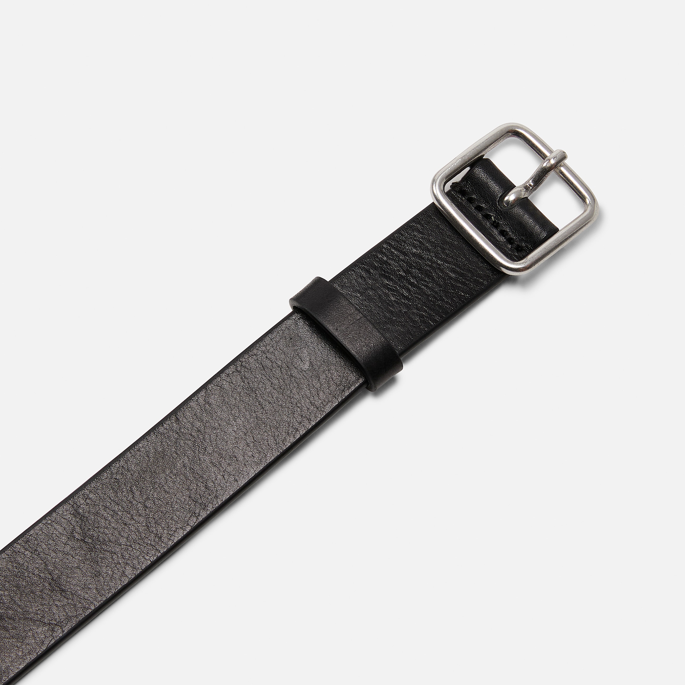 30mm Belt With Braid Detail for Women in Black TBL Black ALT1