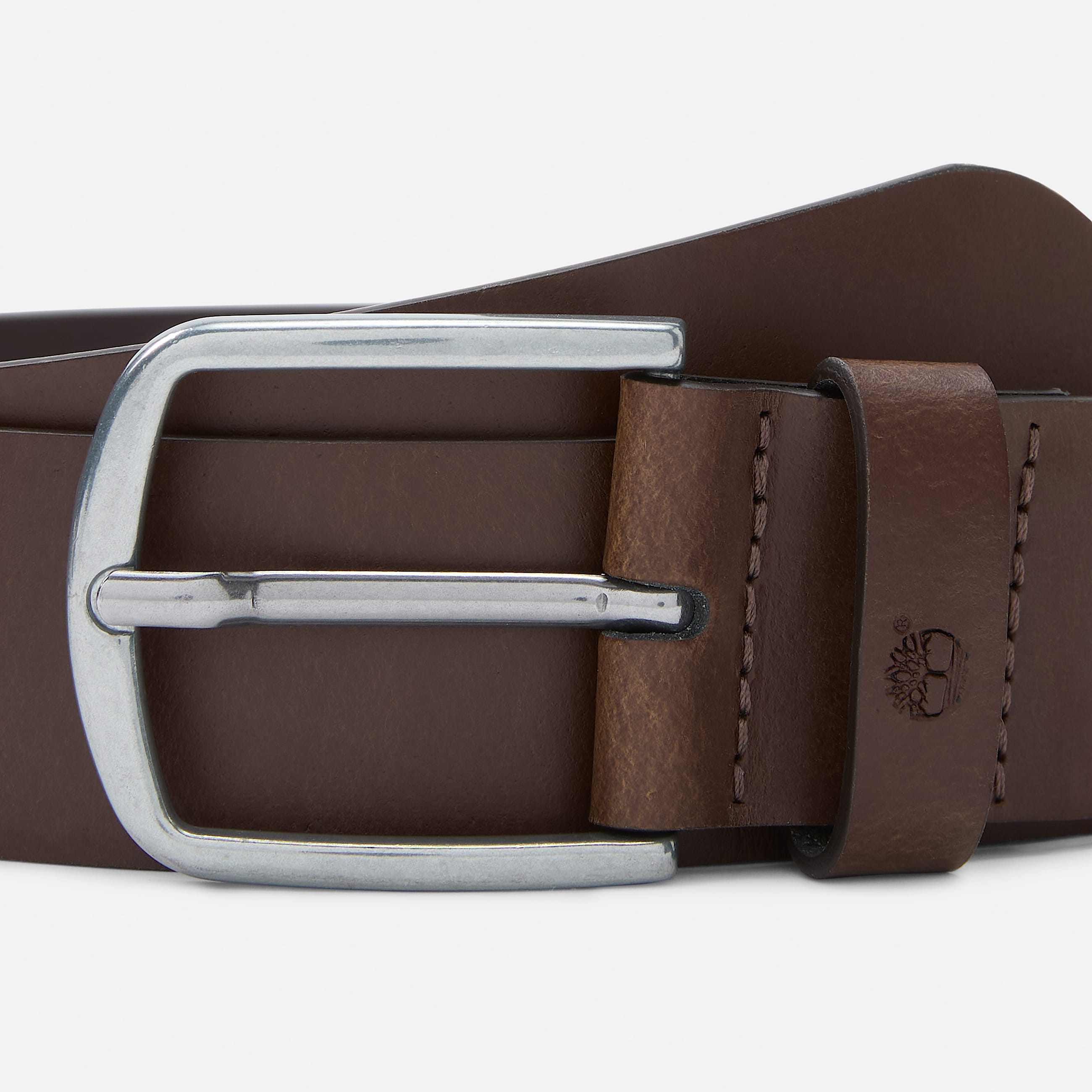 Bluff Point Leather Belt in Brown TBL Brown ALT2