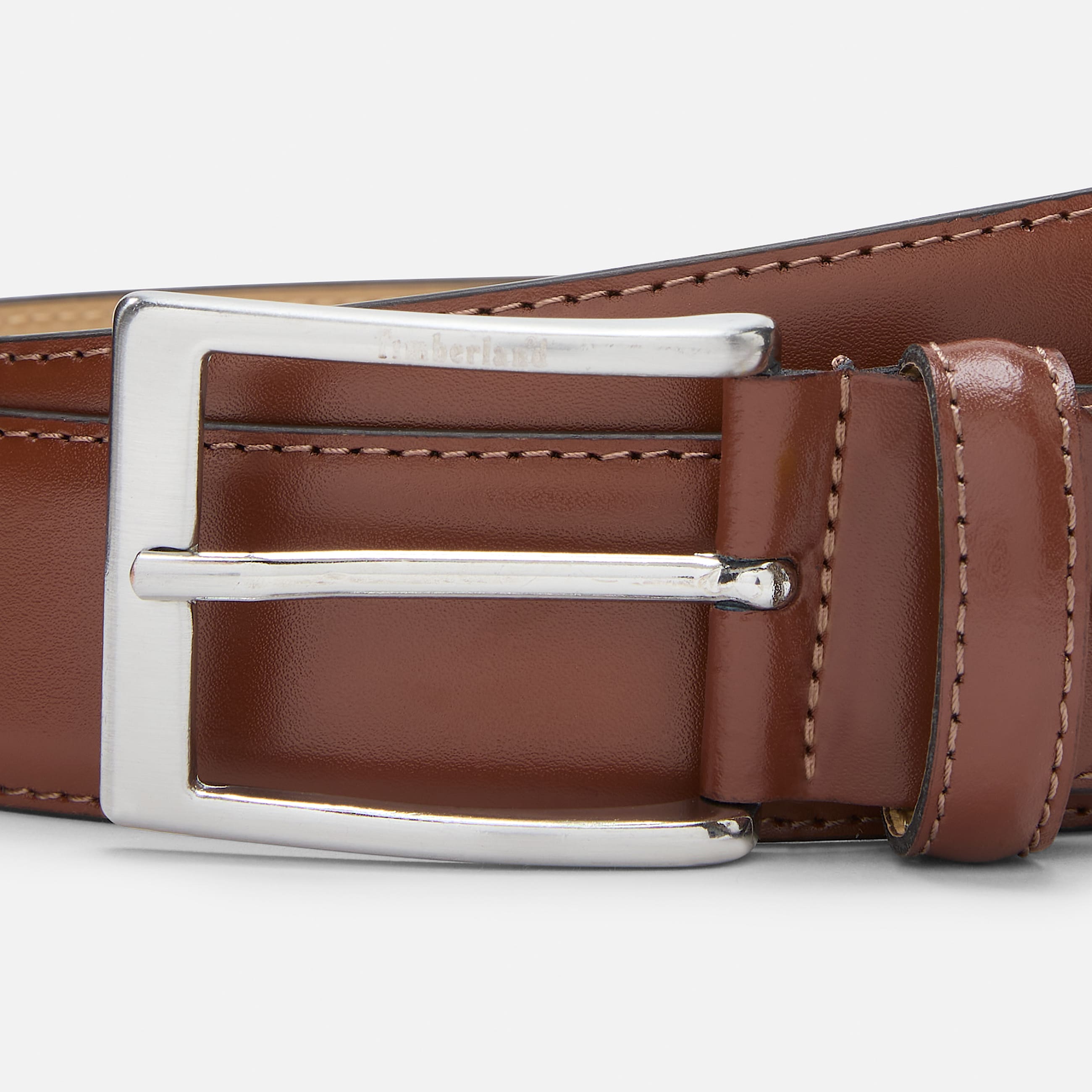 Birch Point Adjustable Leather Belt for Men in Brown TBL Brown ALT2