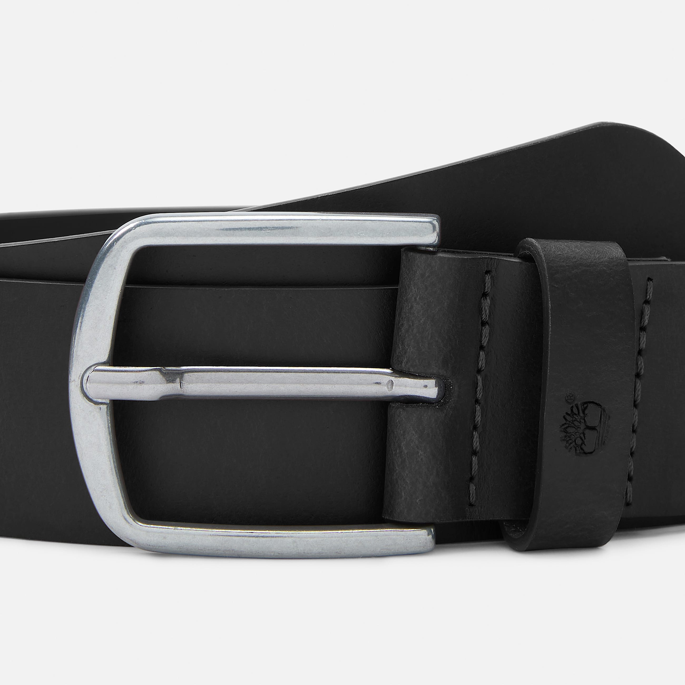 Cintura in Pelle Bluff Point da Uomo in nero TBL nero ALT2