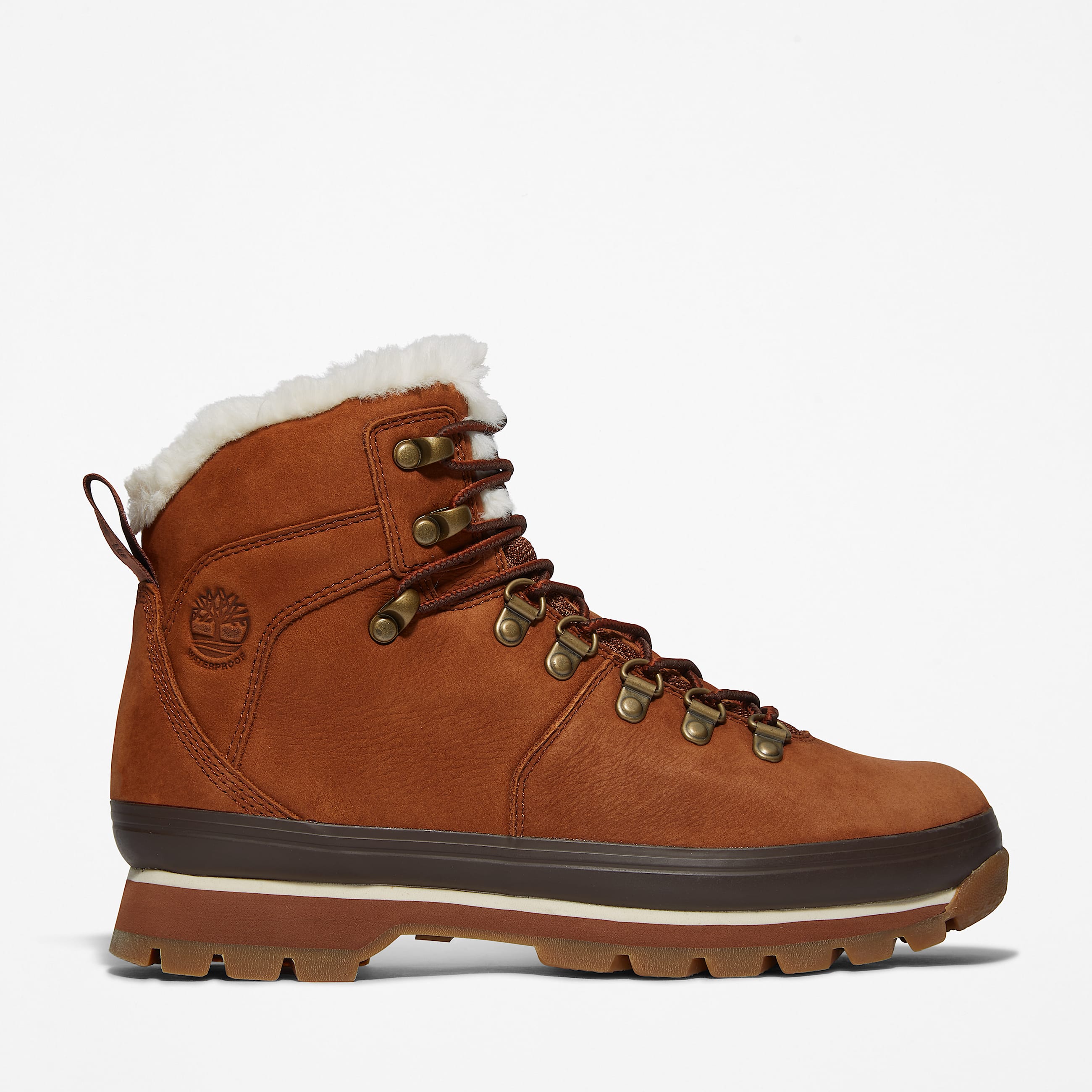 Euro Hiker Waterproof FurLined Boots for Women in Light Brown TBL Brown HERO