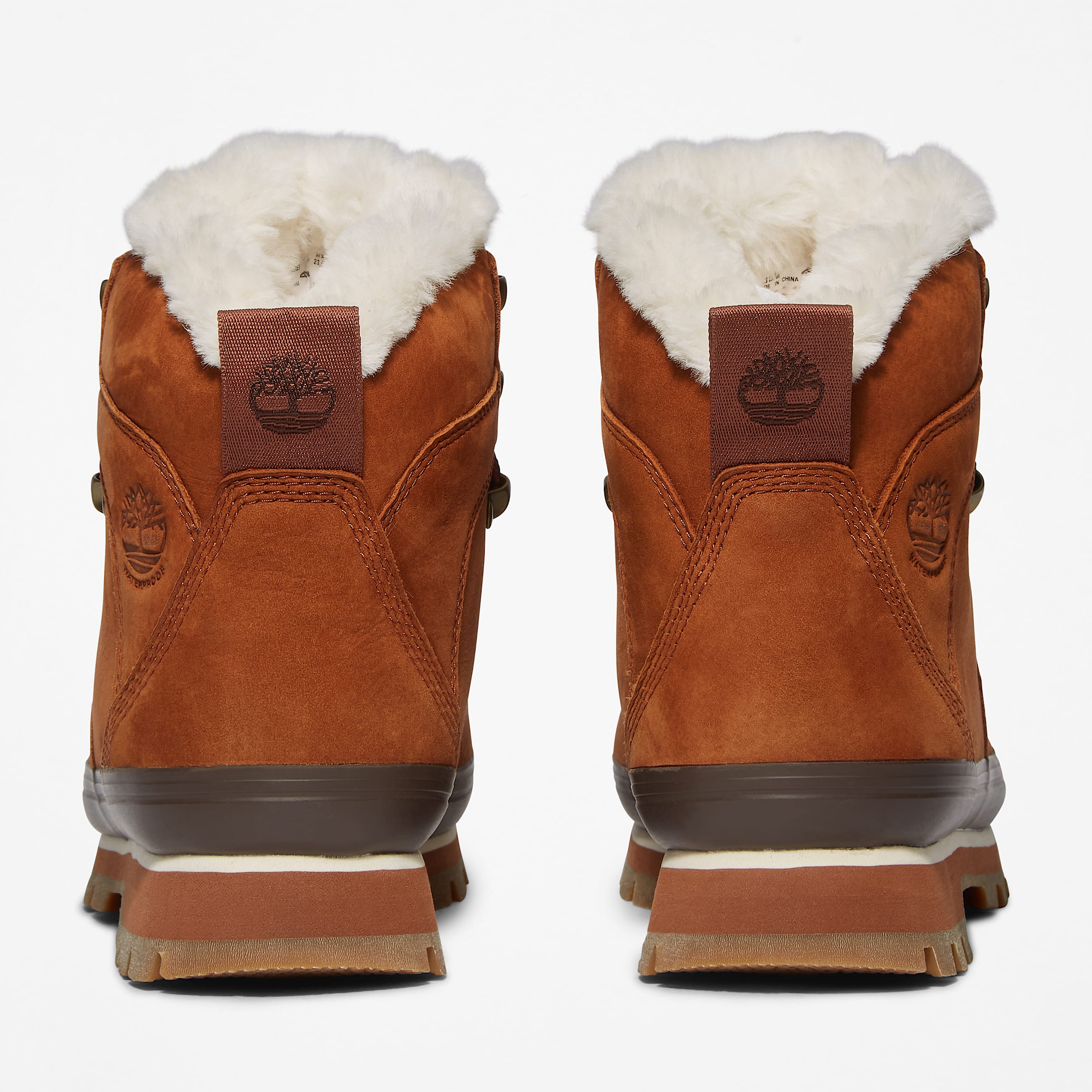 Bottine impermable double de fourrure Euro Hiker pour femme en marron clair TBL marron ALT4