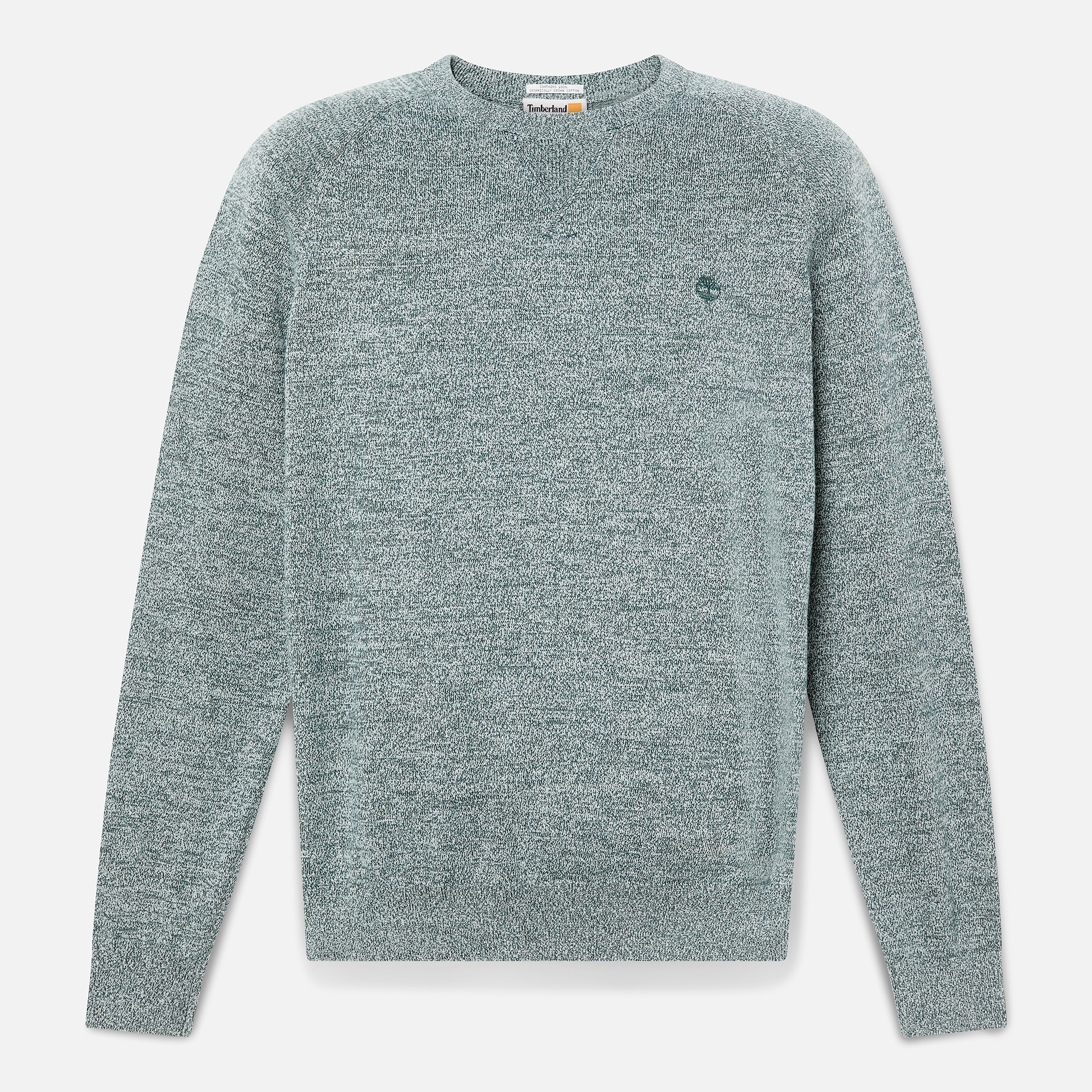 Pull en coton  col rond et manches raglan Williams River pour homme en gris TBL gris ALT10
