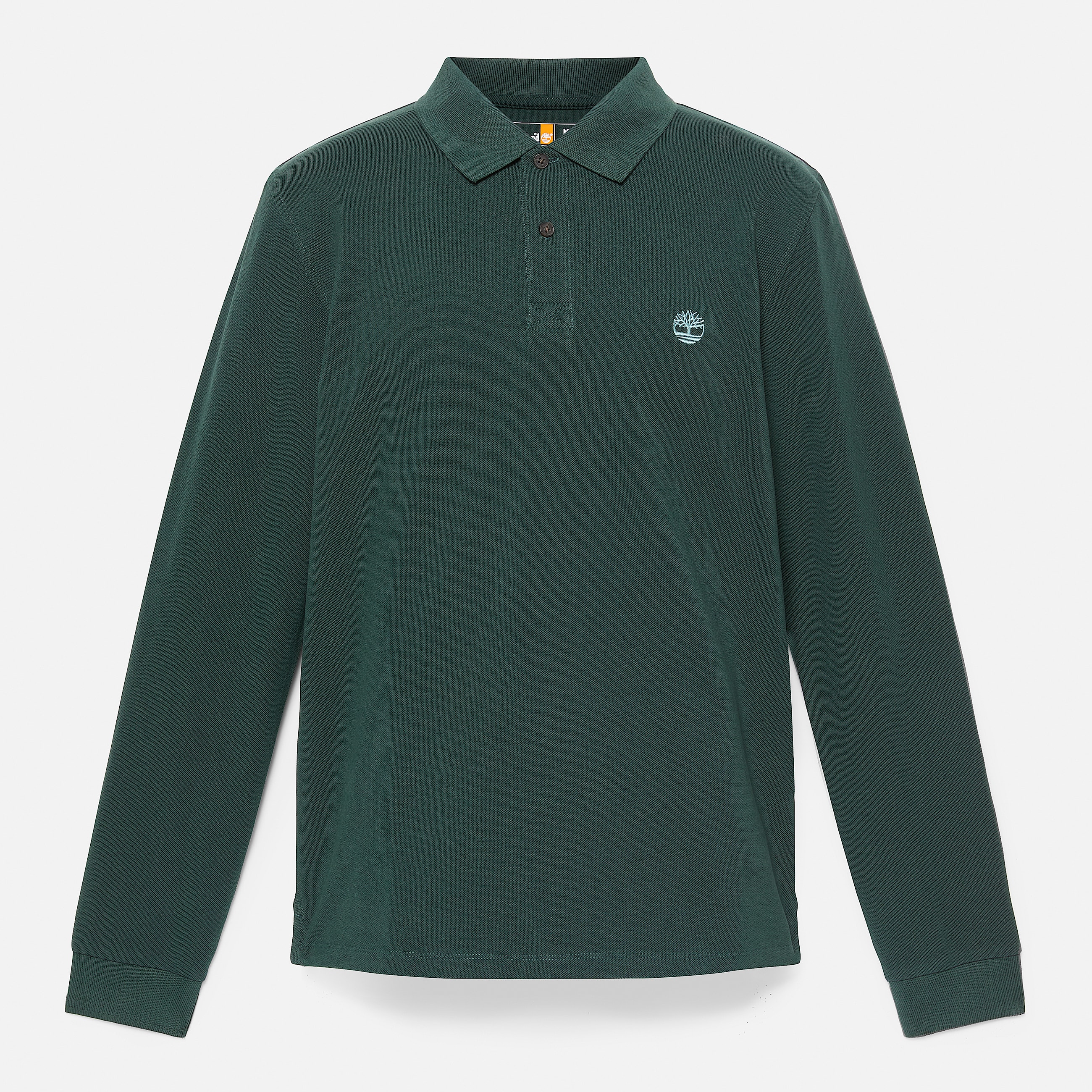 Polo en piqu Millers River  manches longues pour homme en vert fonc TBL Verte ALT10