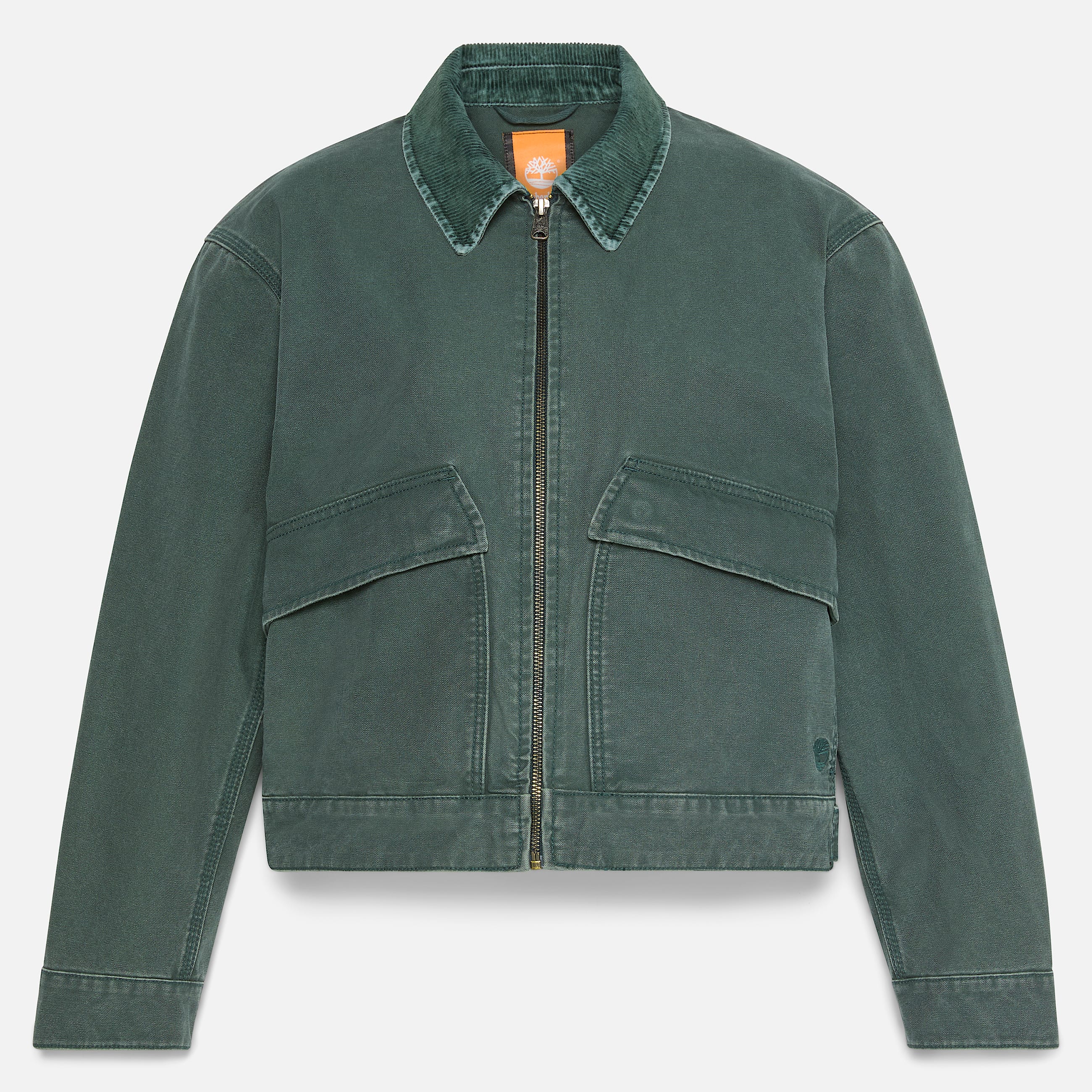 Strafford Washed Canvas Jacket for Women in Dark Green TBL Green ALT10