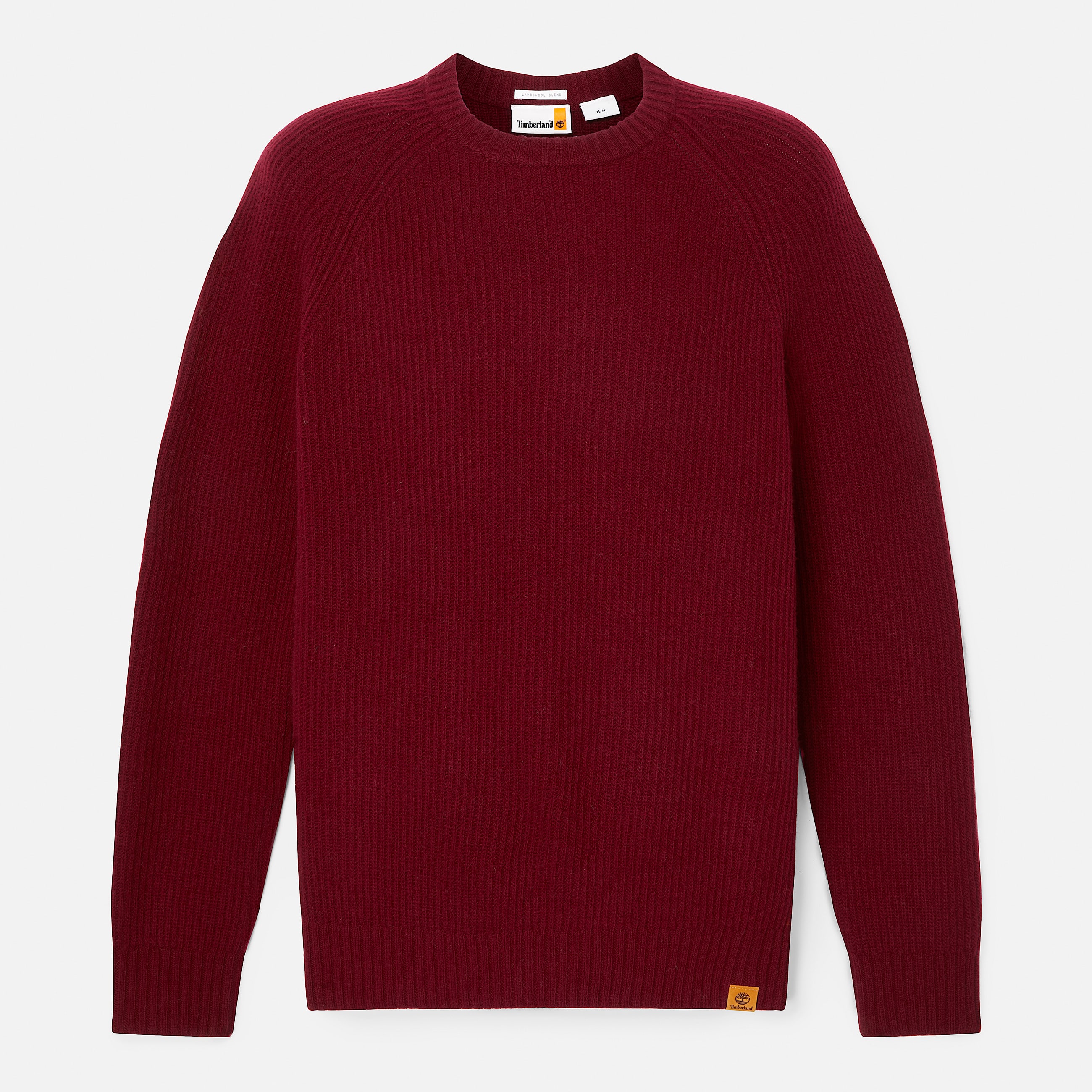 Phillips Brook Raglan Sleeve Crewneck Jumper for Men in Burgundy TBL Burgundy ALT10