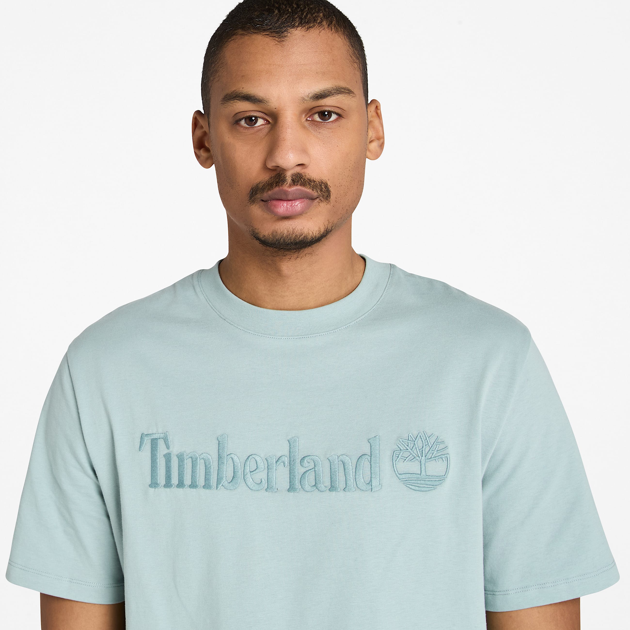 Hampton ShortSleeve TShirt for Men in Grey TBL Grey ALT2