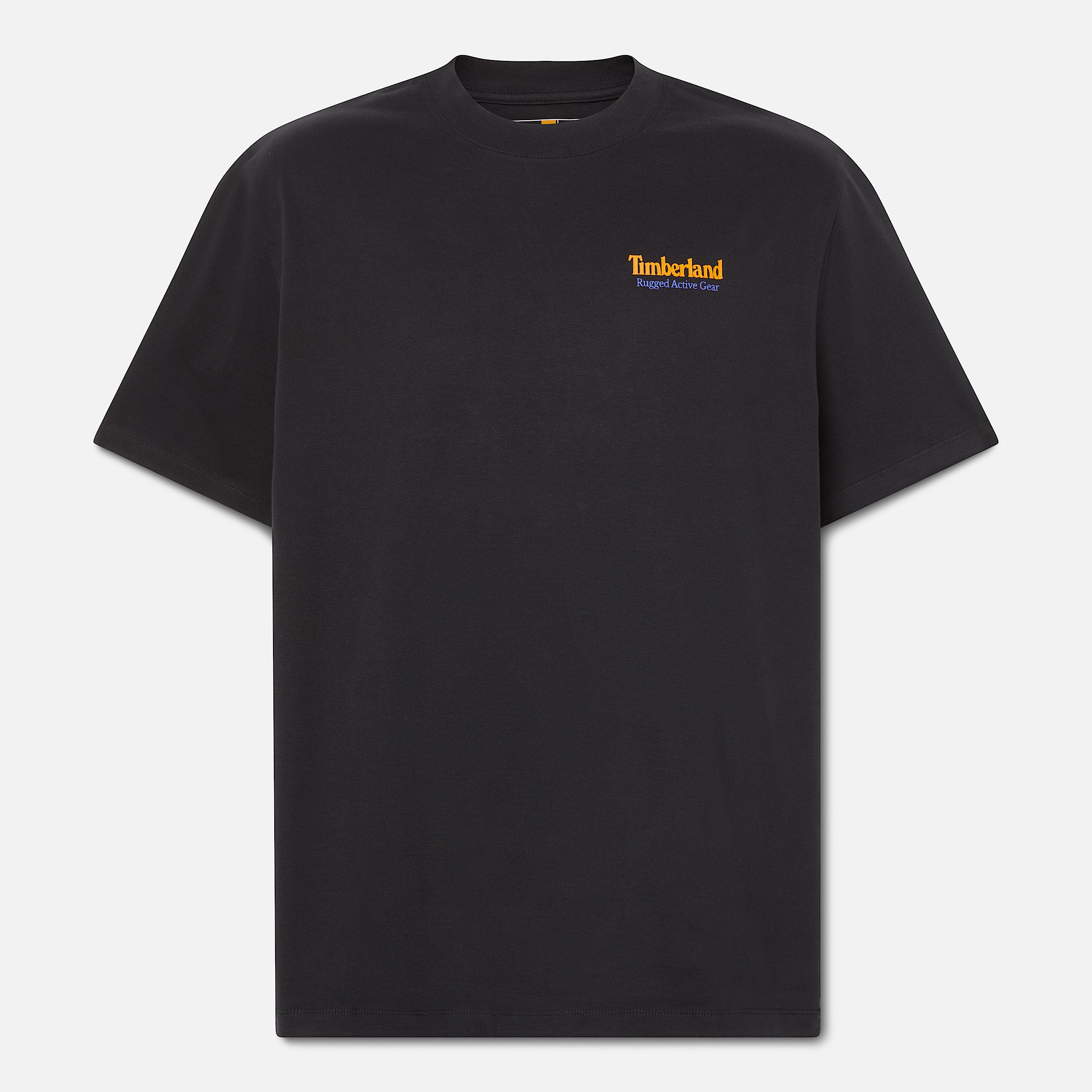 Rugged Active Gear Back Graphic Tshirt for Men in BlackDark Yellow TBL Black ALT10