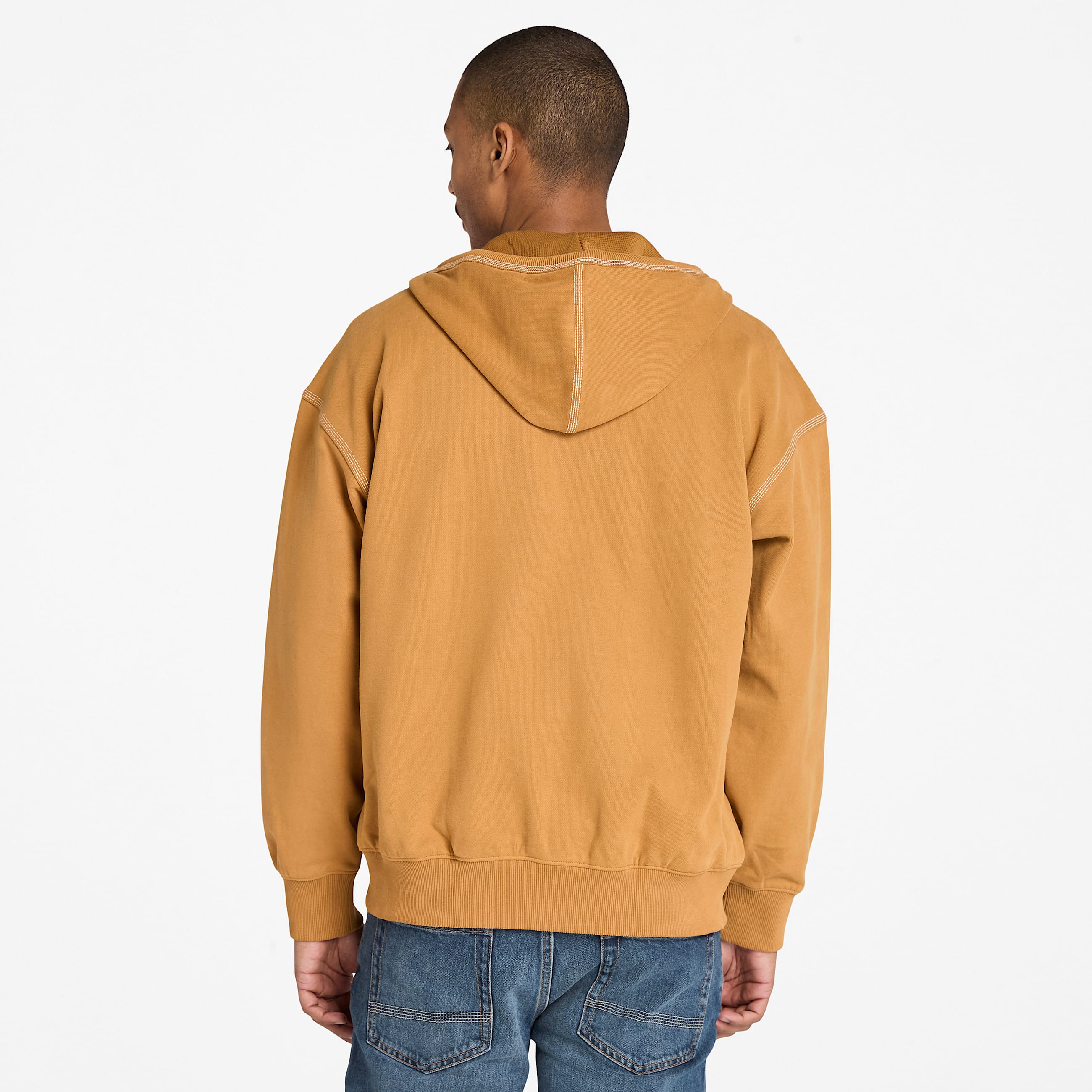 Timberland 10061 FullZip Hoodie for Men in Yellow TBL Yellow ALT9